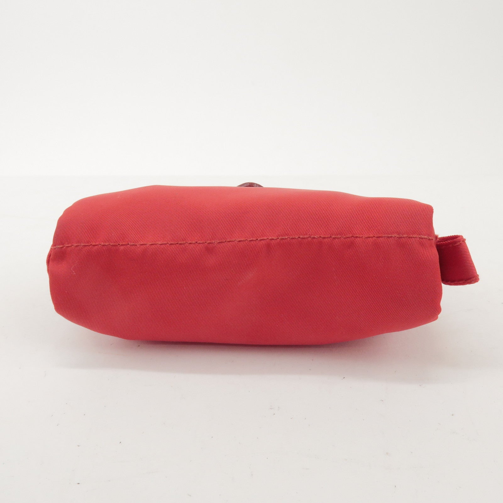 PRADA Set of 2 Nylon Pouch Cosmetic Bag Pink Red 1N0340/1N0339