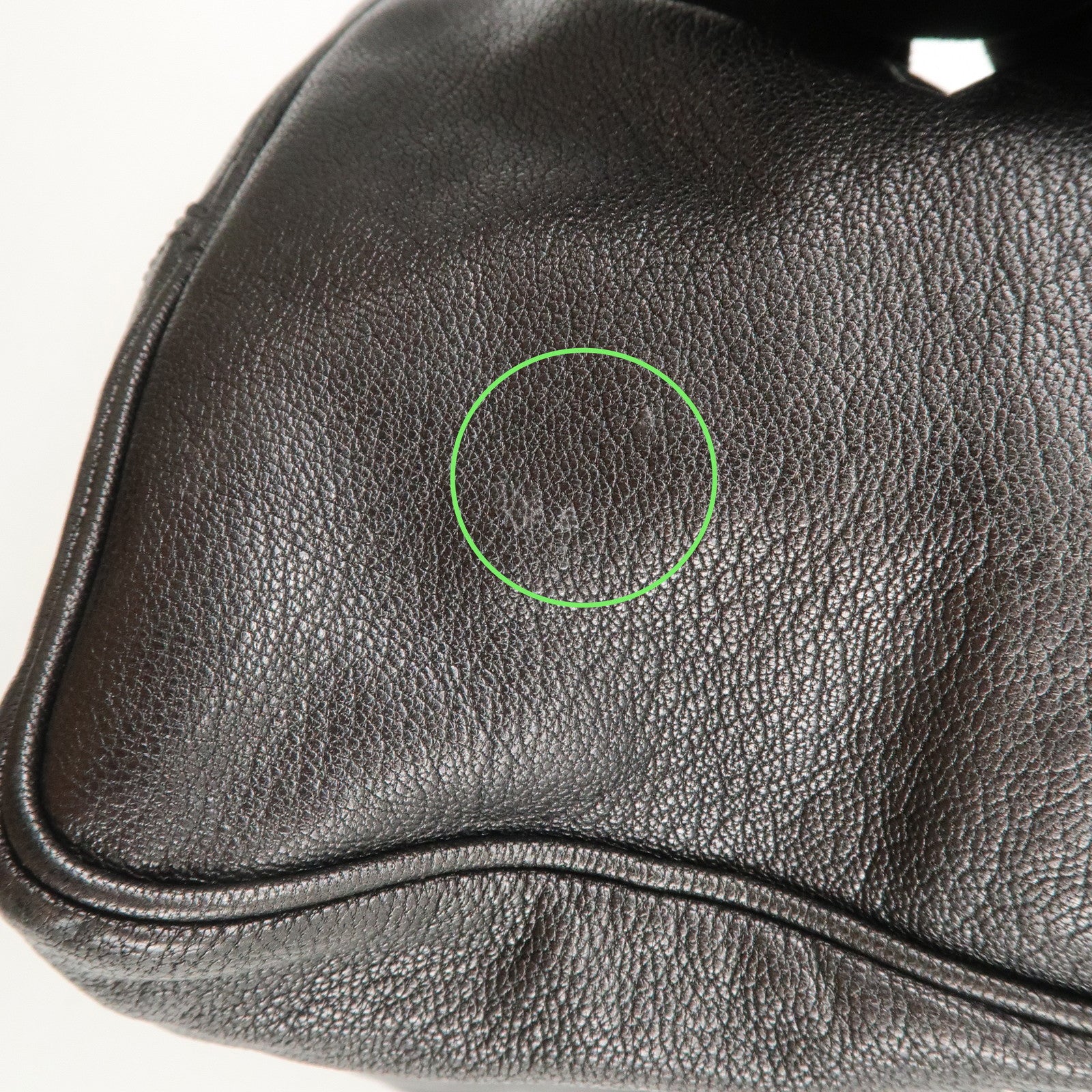 LOEWE Anagram Leather 2WAY Bag Shoulder Bag Hand Bag Metallic Gray