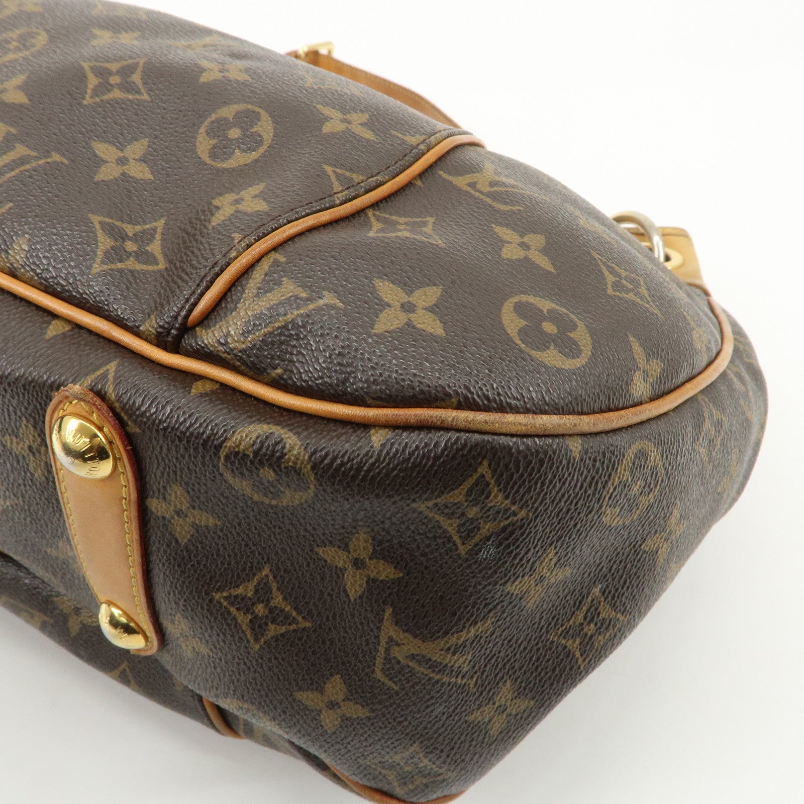 Louis Vuitton Monogram Galliera PM Shoulder Bag Brown M56382
