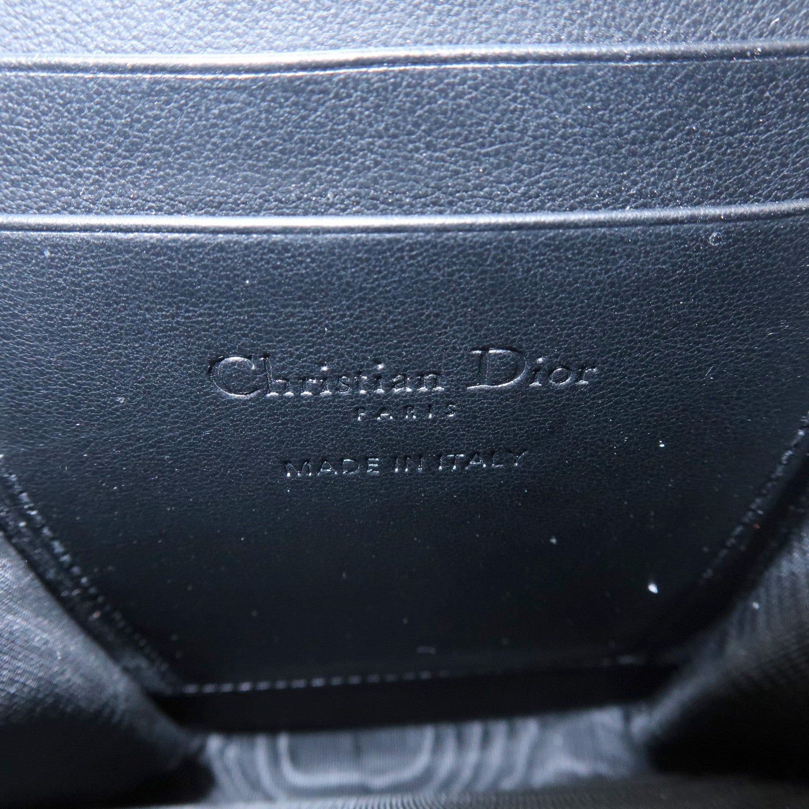 Christian Dior Lady Dior Call’in Dior Leather Phone Holder Pink