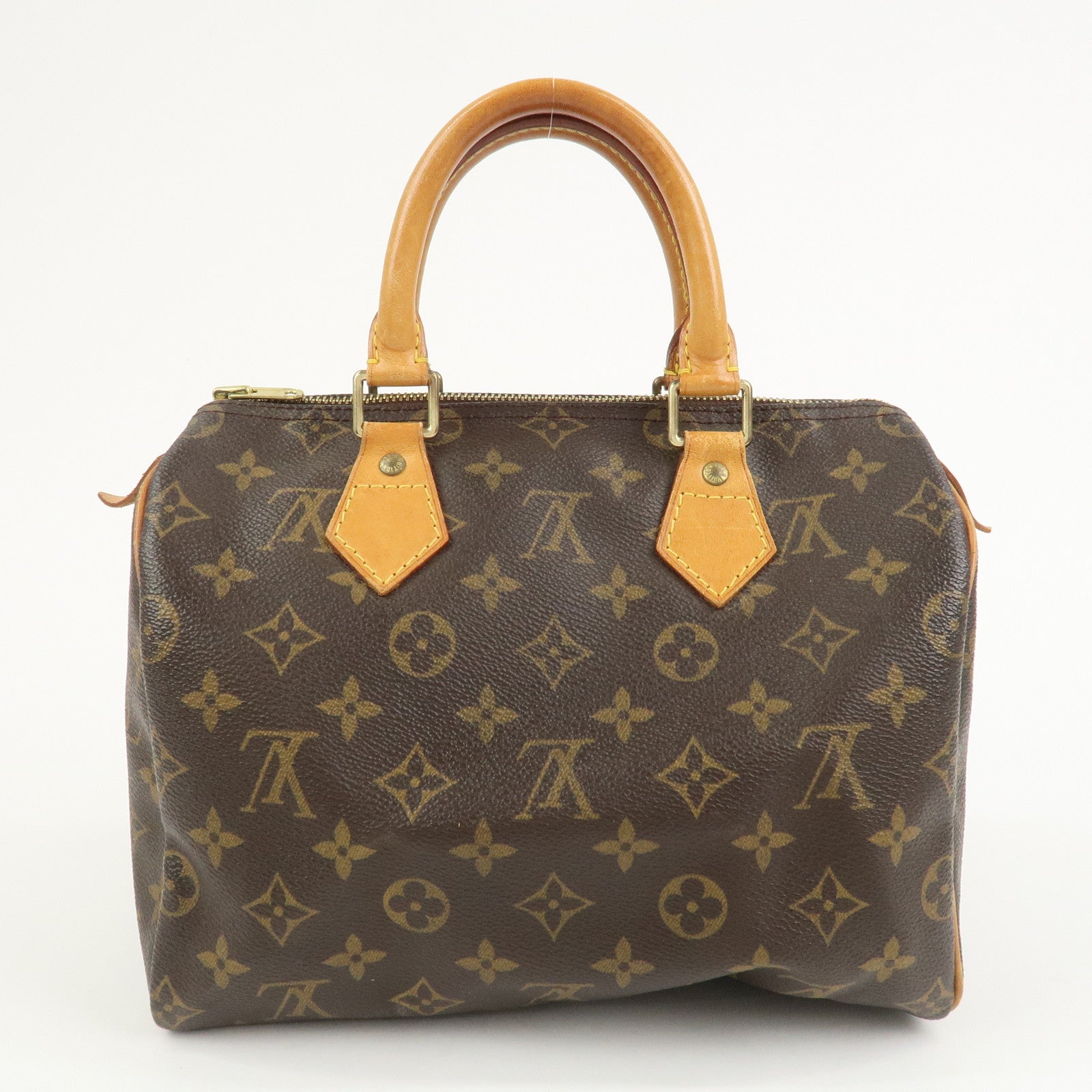 Louis Vuitton Monogram Speedy 25 Boston Bag Hand Bag Brown M41528