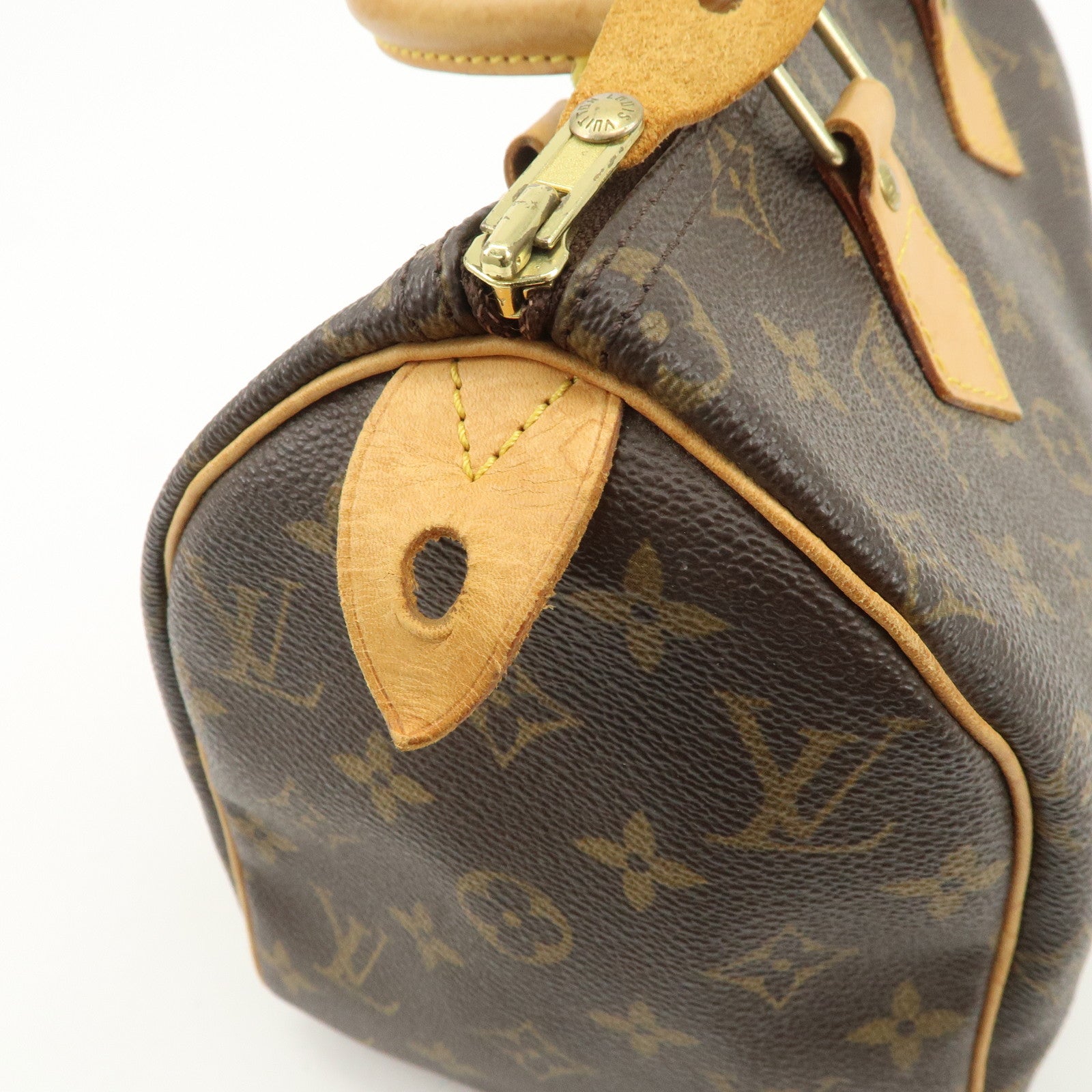 Louis Vuitton Monogram Speedy 25 Boston Bag Hand Bag Brown M41528