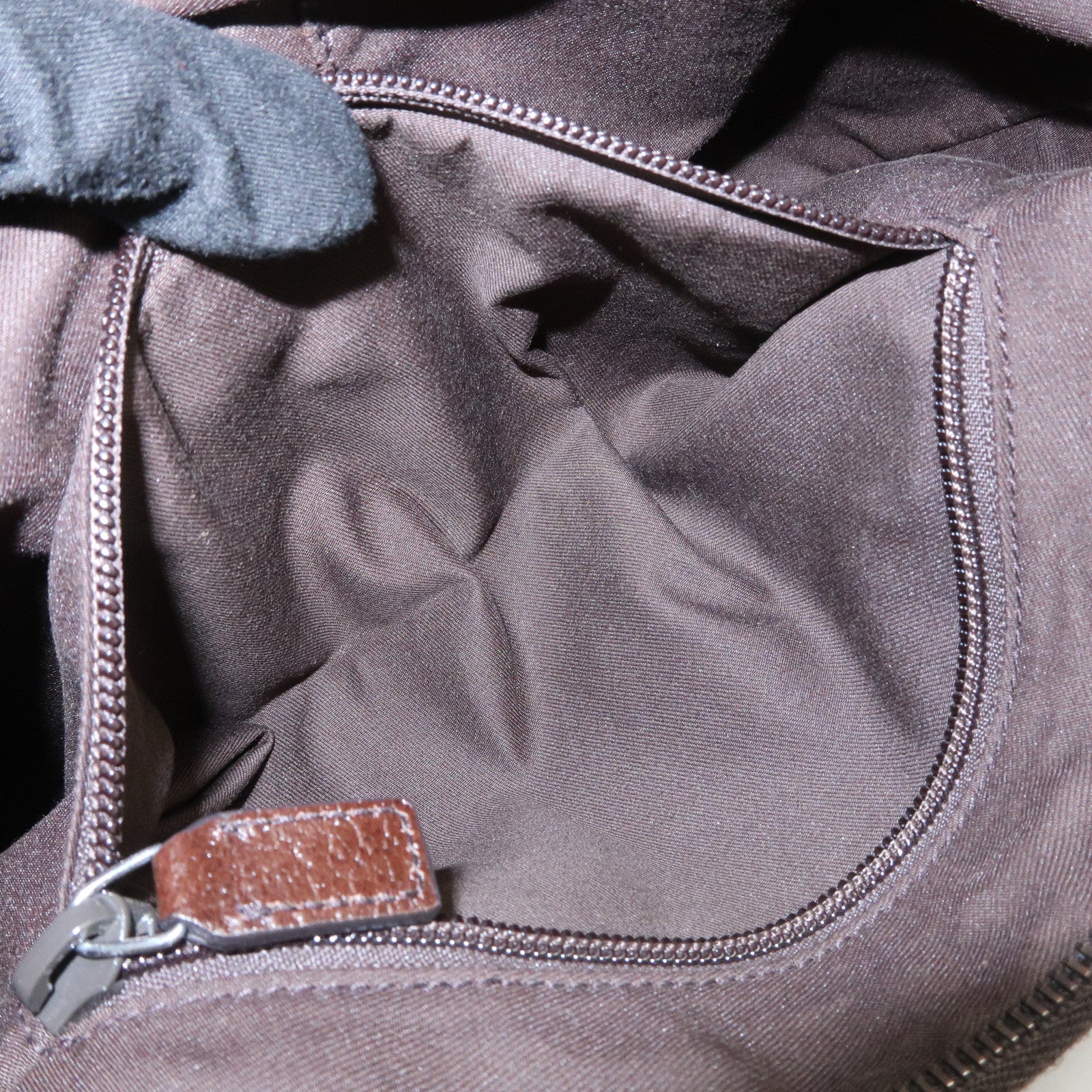 GUCCI Sherry GG Canvas Leather Shoulder Bag Beige Brown 181092