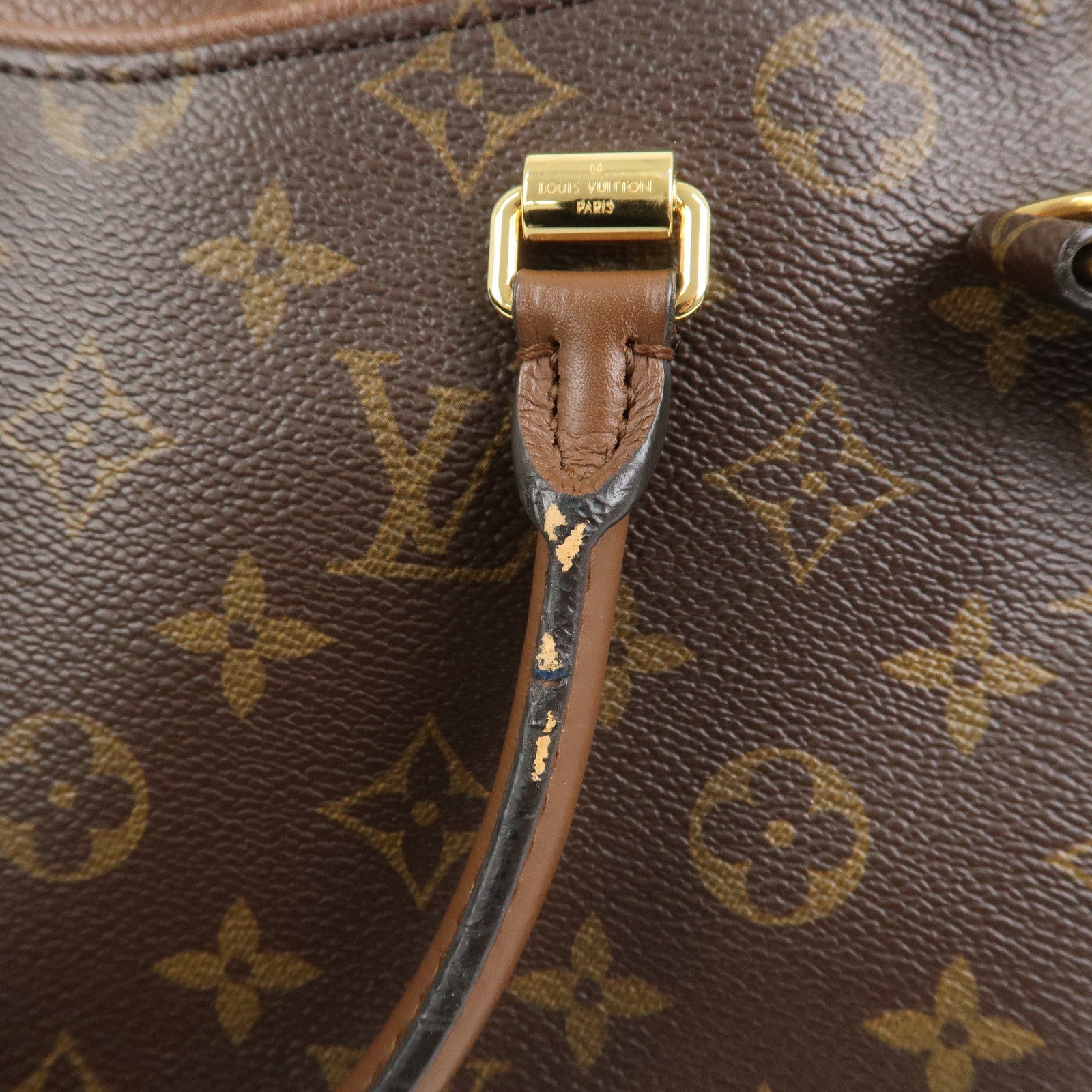 Louis Vuitton Monogram Pallas BB 2Way Bag Hand Bag Brown M43235