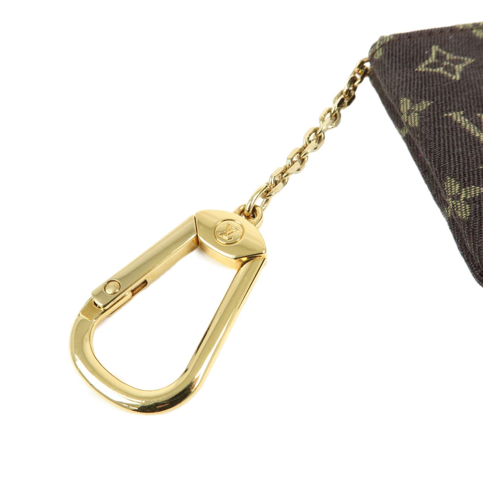 Louis Vuitton Monogram Mini Lin Pochette Cles Coin Case M95230