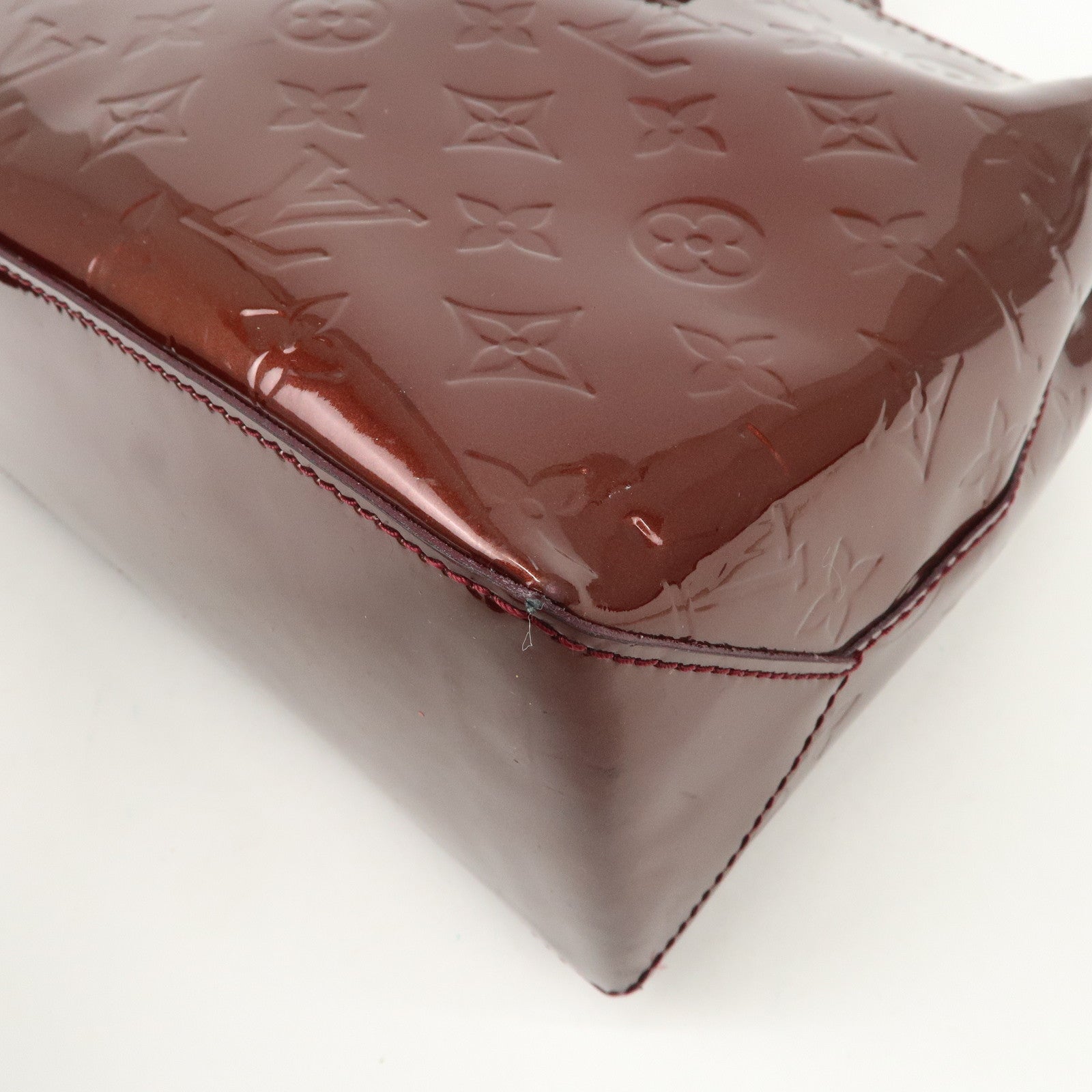 Louis Vuitton Monogram Vernis Wilshire PM Rouge Faurviste M91644 Used