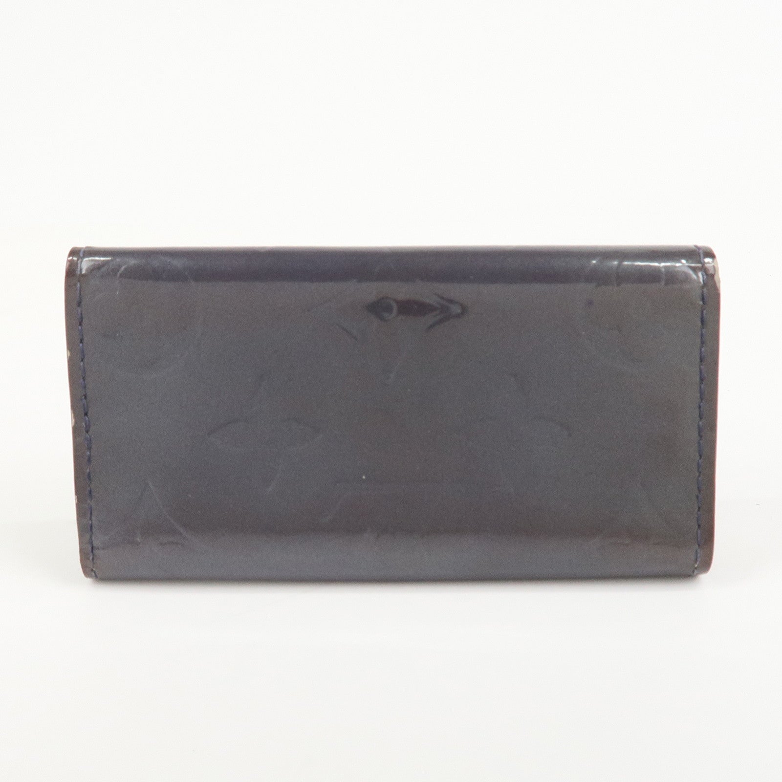 Louis Vuitton Monogram Vernis Multicle 4 Ring Key Case Indigo