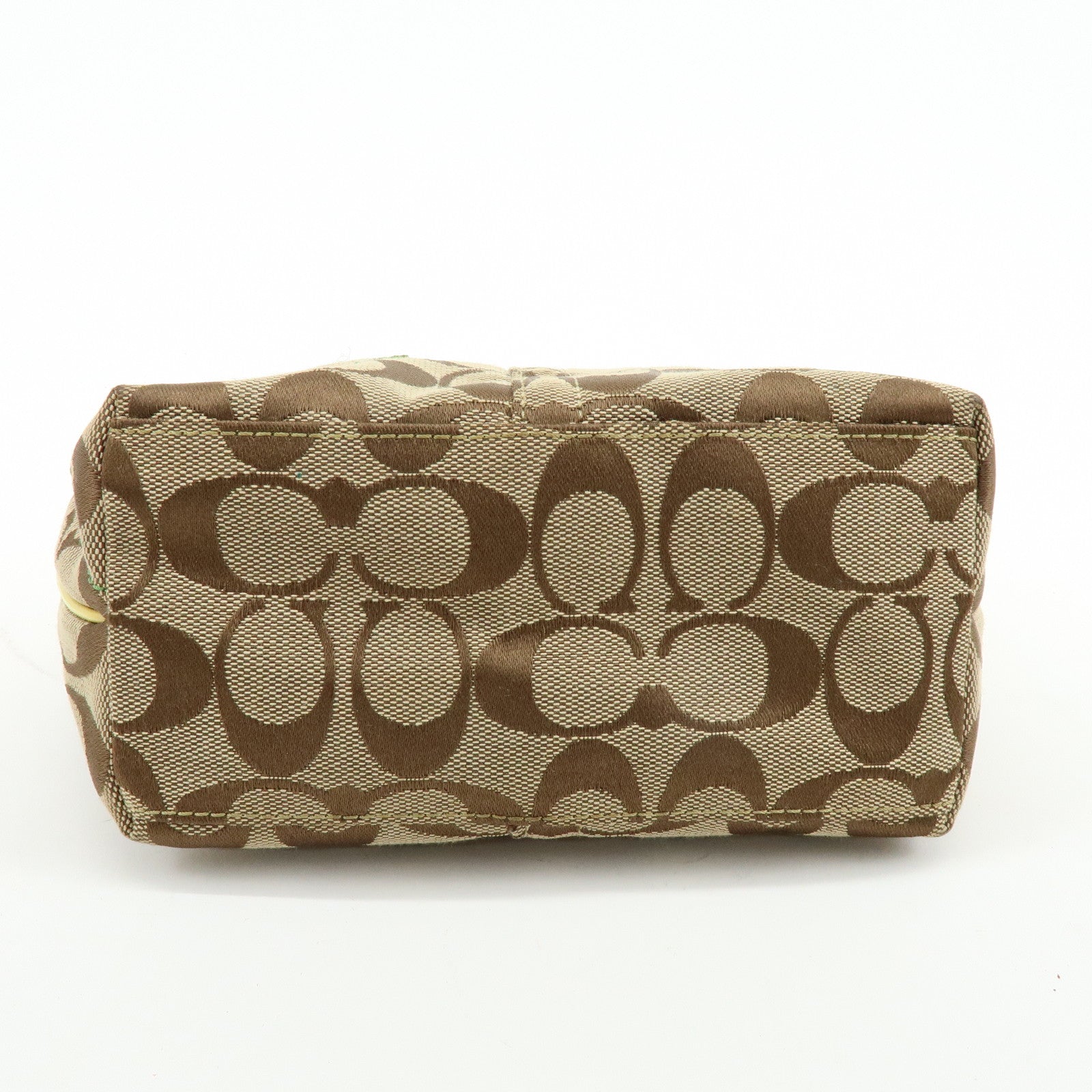 COACH Set of 3 Signature Canvas Leather Shoulder Bag Hand Bag