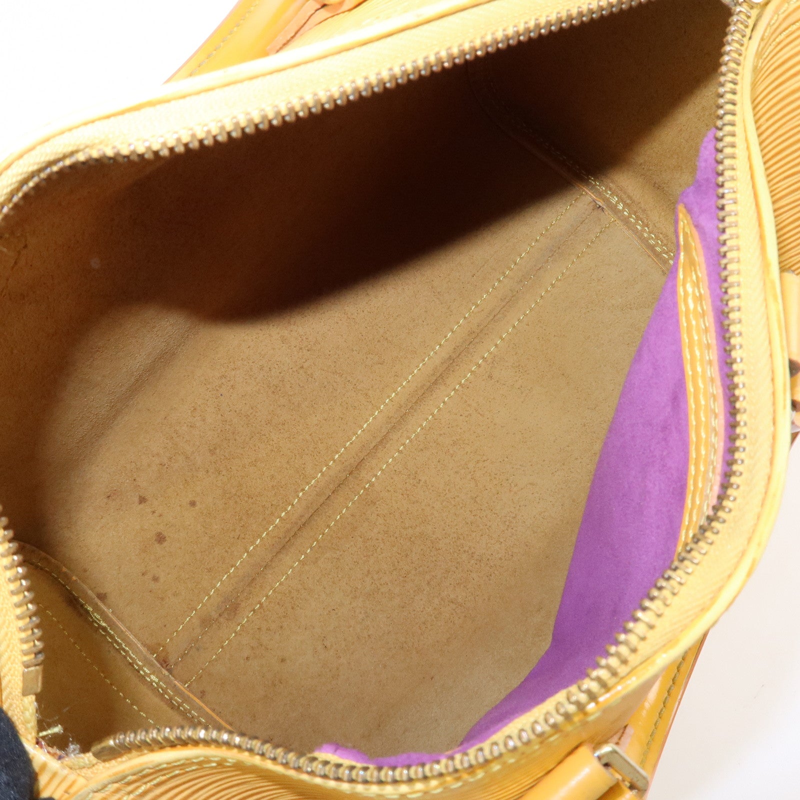 Louis Vuitton Epi Speedy 25 Boston Bag Hand Bag Yellow M43019 Used