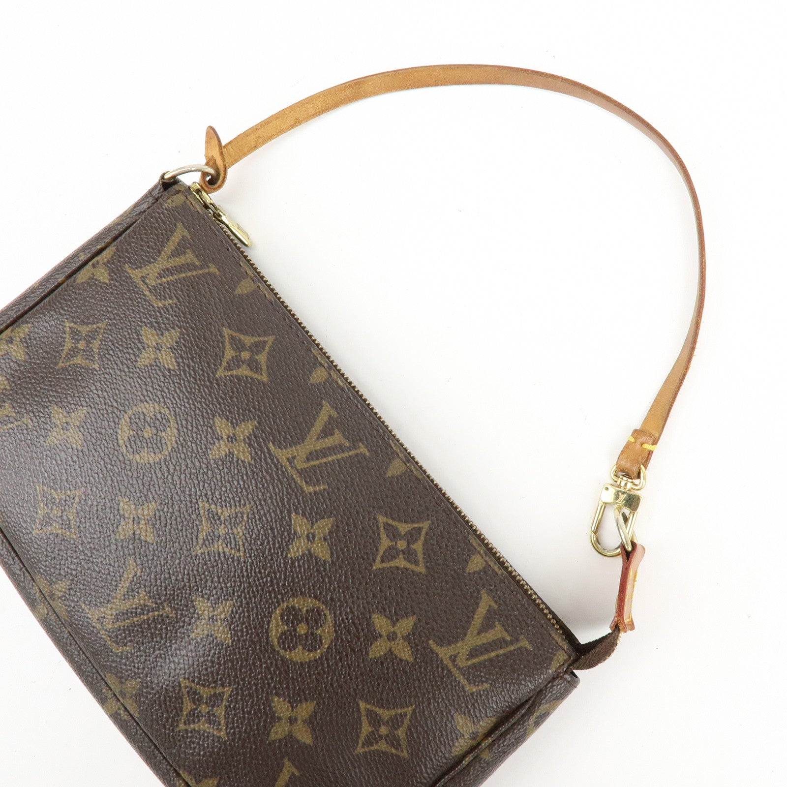 Louis Vuitton Monogram Pochette Accessoires Pouch Hand Bag M51980