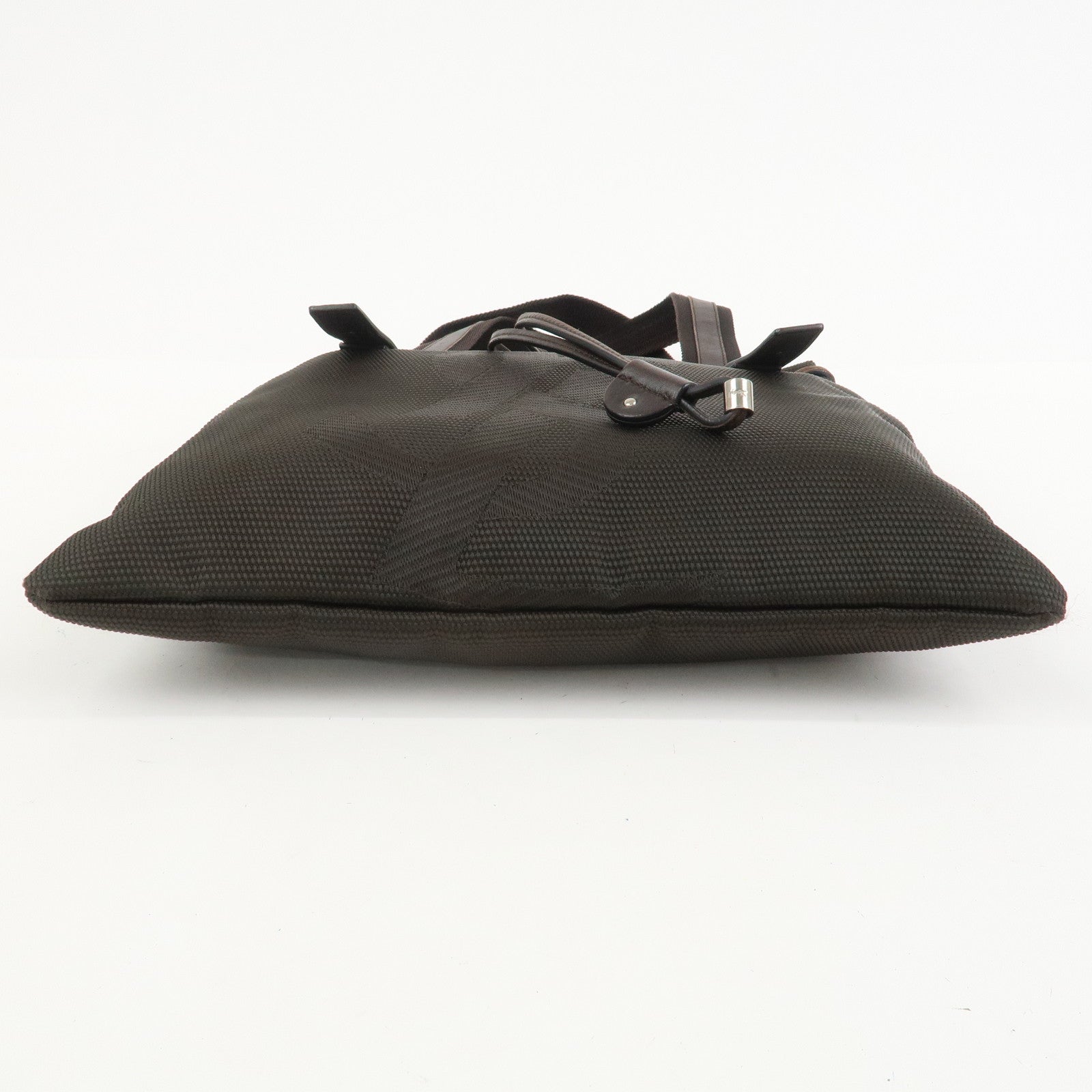 SAINT LAURENT PARIS Kahala Nylon Leather Tote Bag Brown 123435