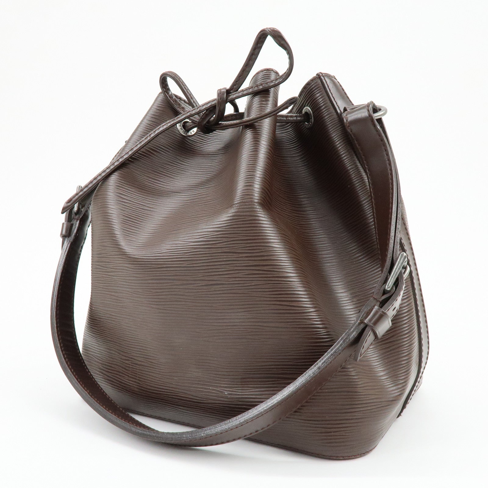 Louis Vuitton Epi Leather Petit Noe Shoulder Bag Mocha M5901D