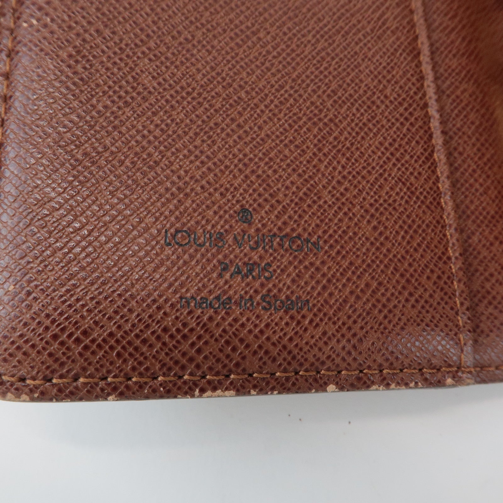 Louis Vuitton Monogram Agenda PM Planner Cover Brown R20005