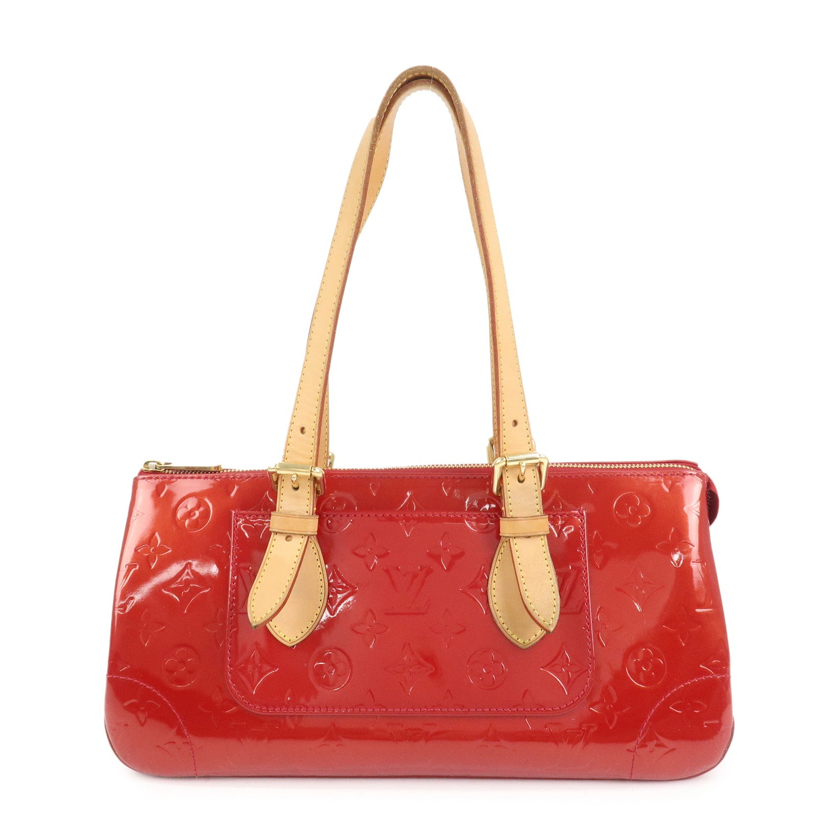 Louis Vuitton Vernis Rosewood Avenue Hand Bag Pomme DAmour M93507