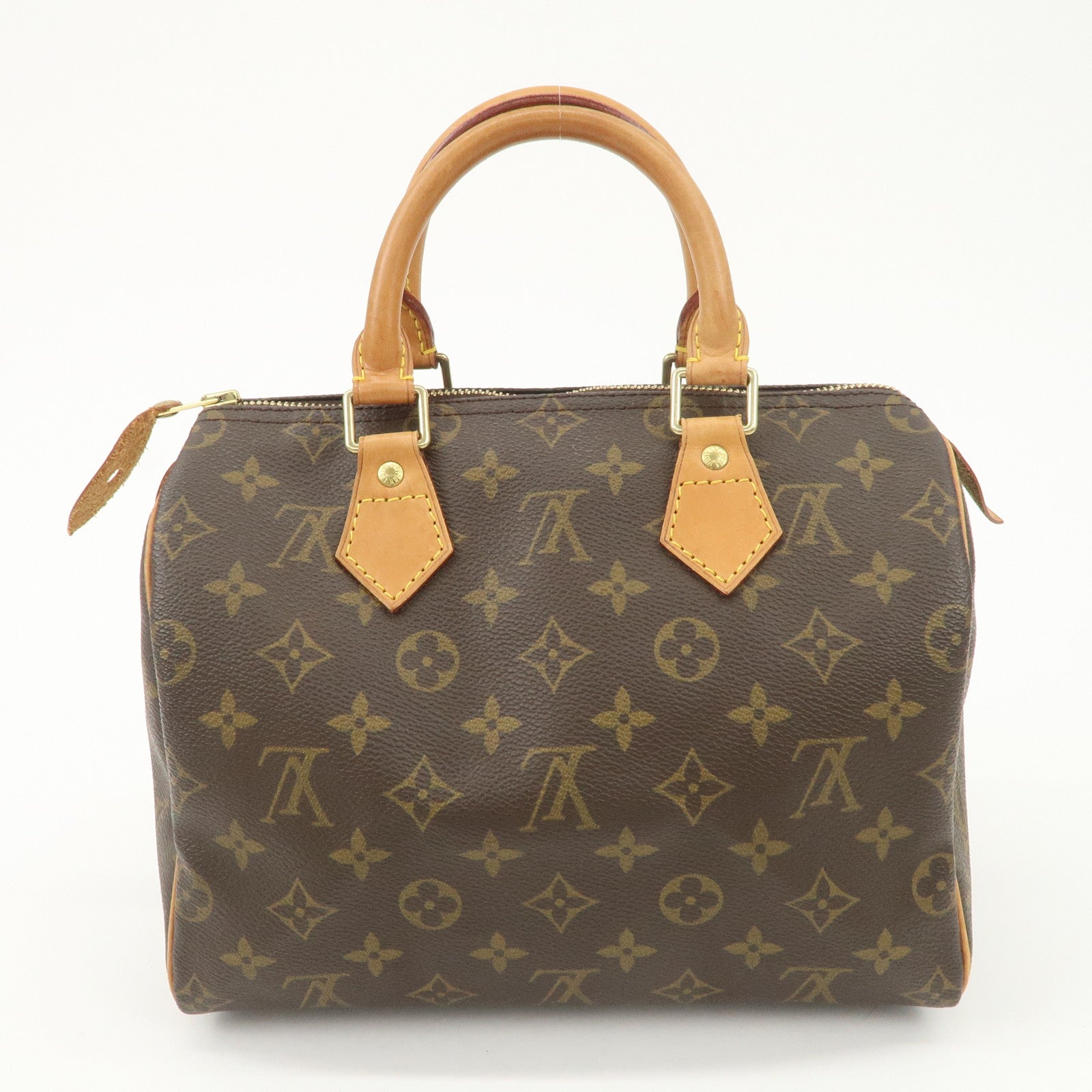Louis Vuitton Monogram Speedy 25 Boston Bag Hand Bag Brown M41528