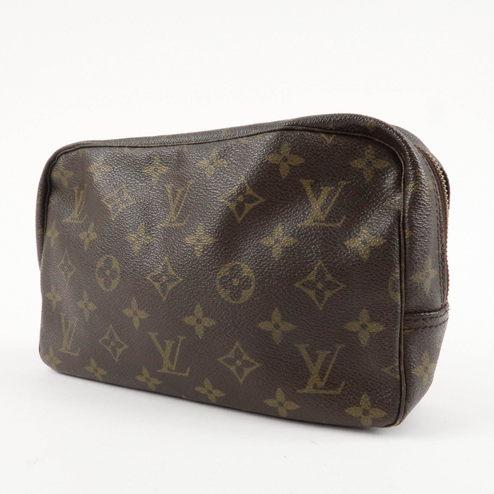 Louis Vuitton Monogram Trousse Toilette 23 Pouch Brown M47524 Used