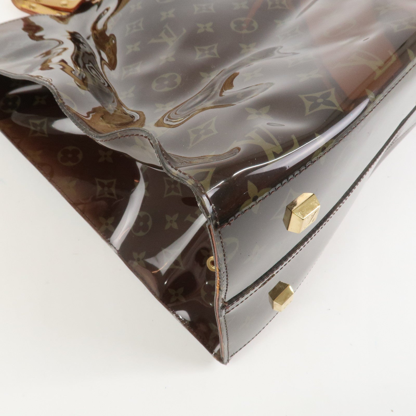 Louis Vuitton Monogram Cabas Cruise Vinyl Tote Bag Brown M50500