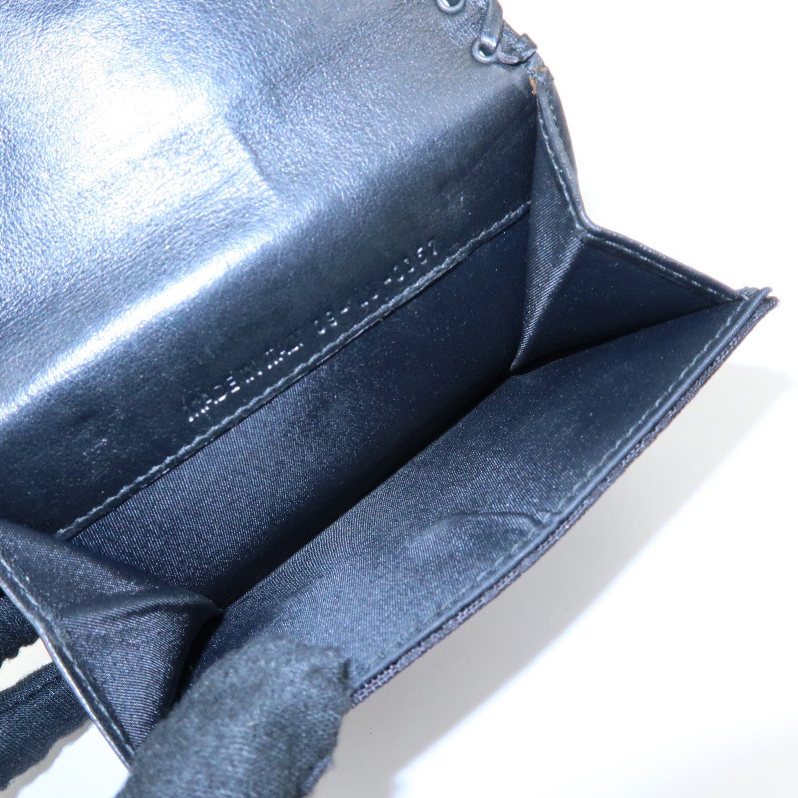 Christian Dior Trotter Ethnic Line Heart Bi-fold Compact Wallet