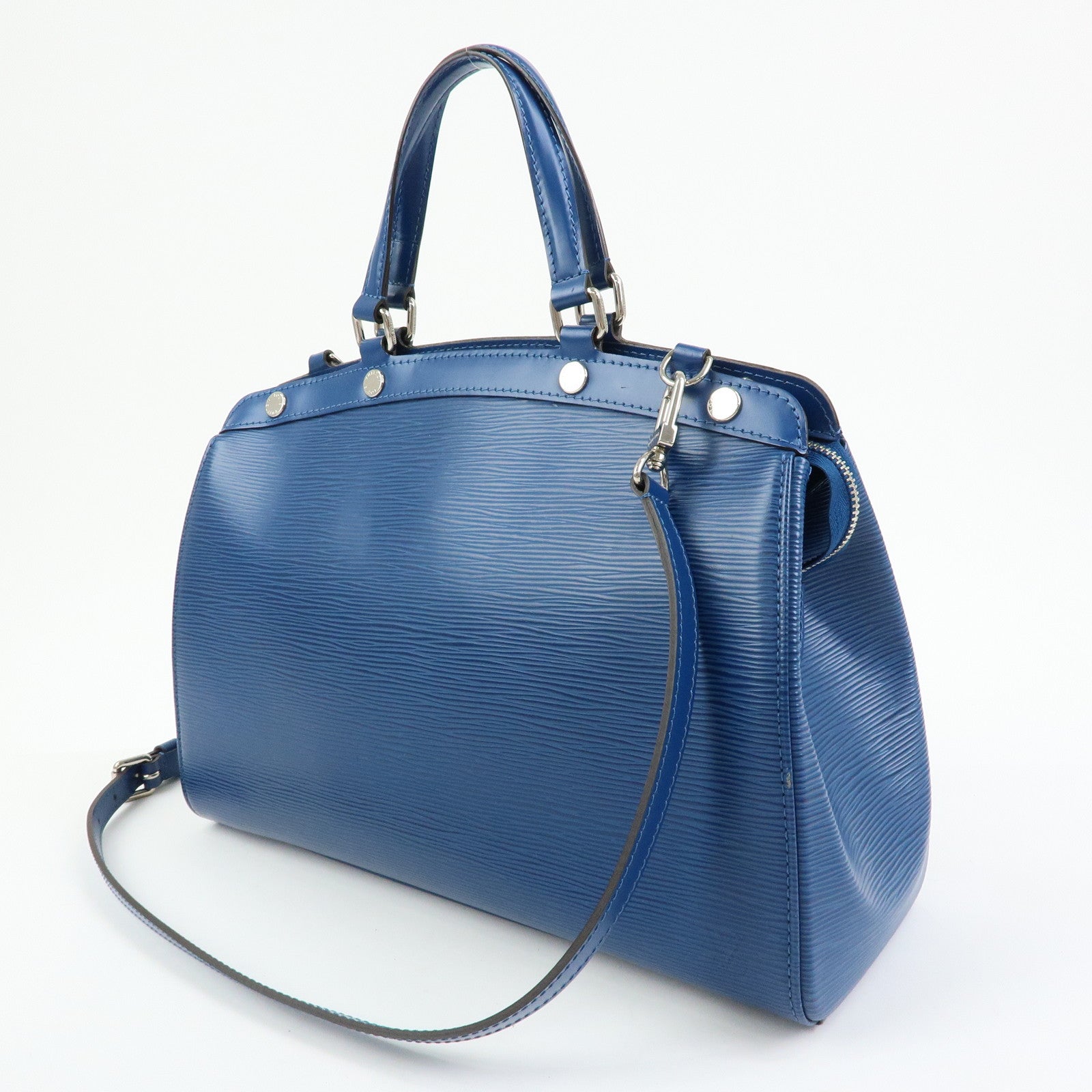 Louis Vuitton Epi Leather Blair MM 2Way Bag Toledo Blue M40964