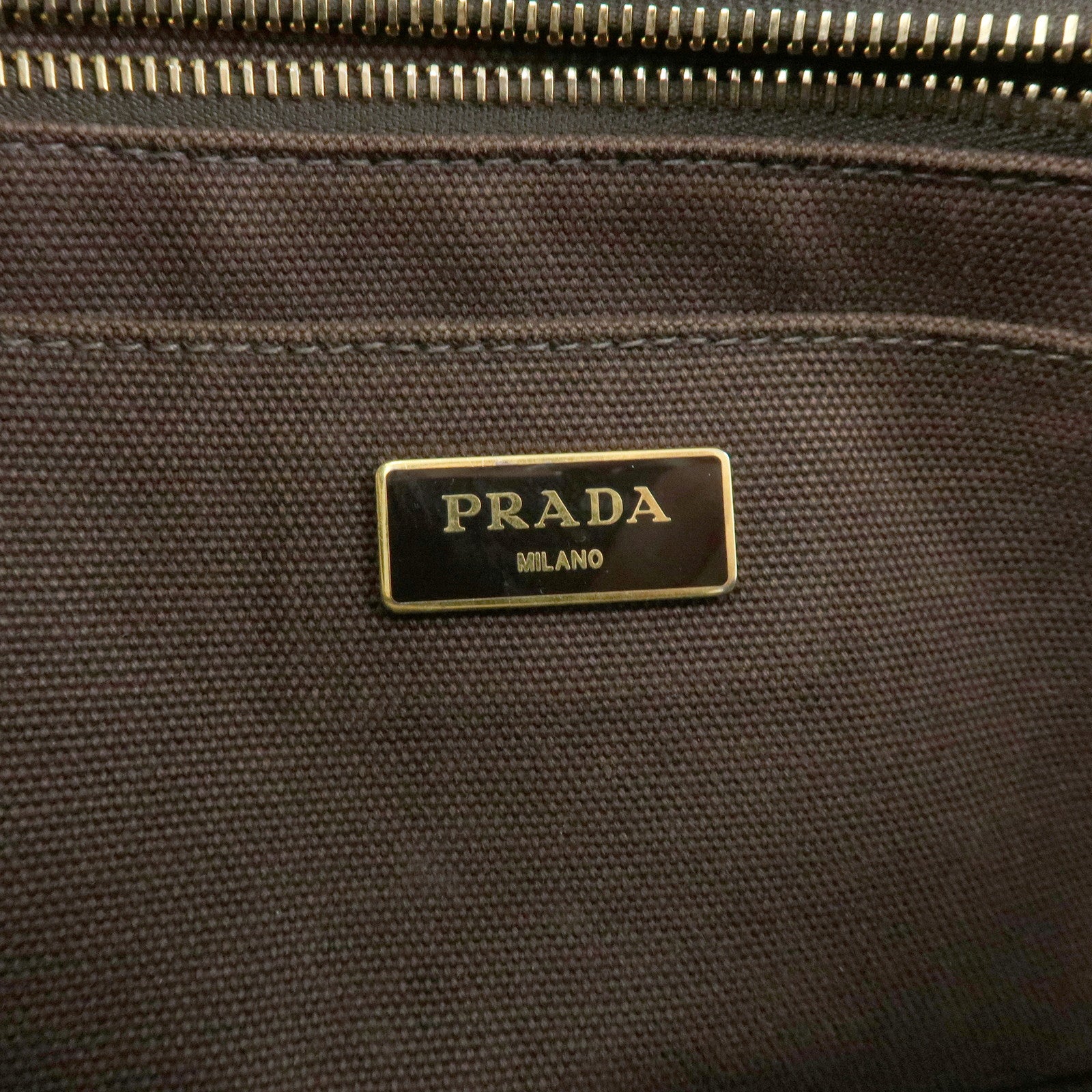 PRADA Triangle Logo Canapa Canvas 2Way Hand Bag Shoulder Bag B2642B