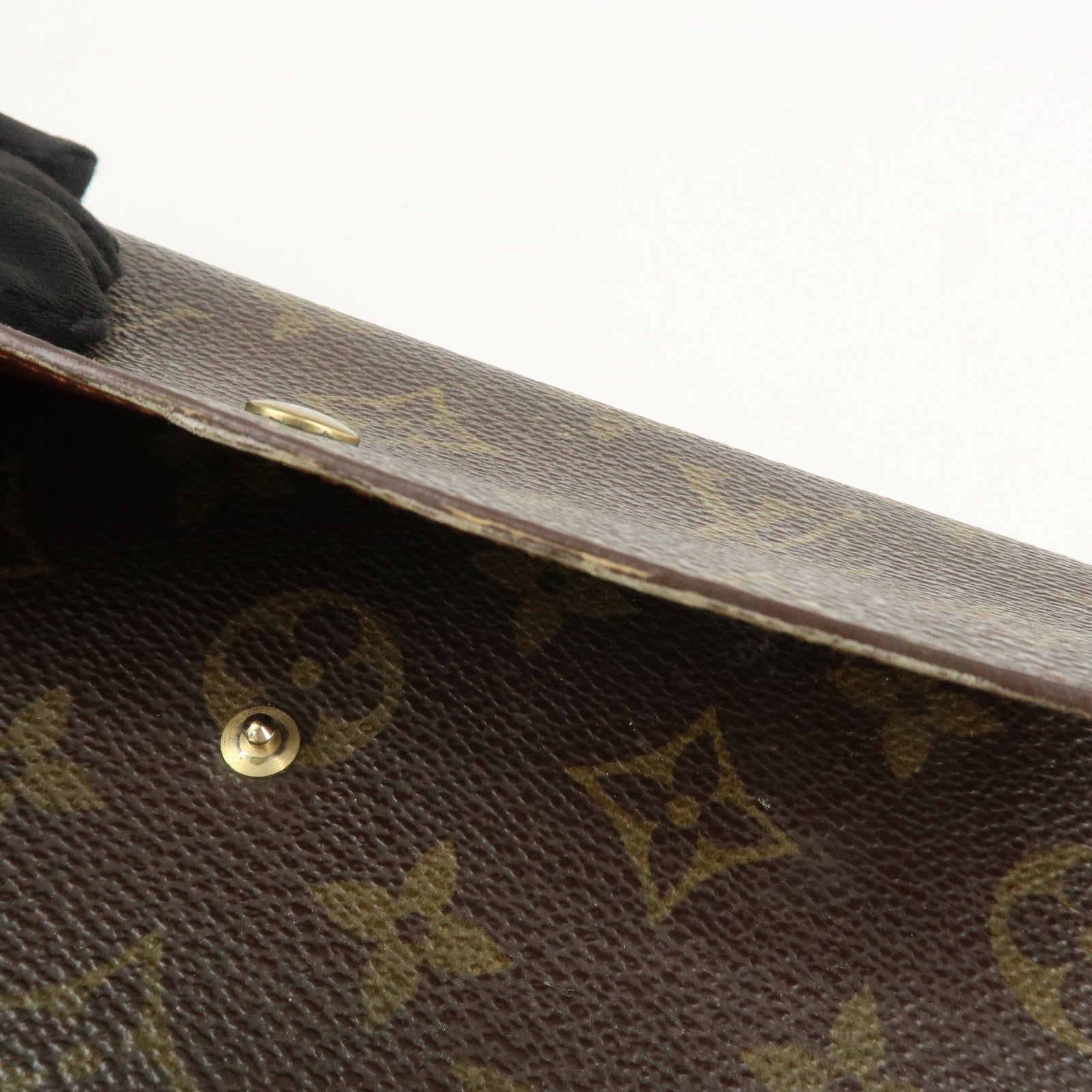 Louis Vuitton Set of 2 Monogram Canvas Wallet M61723 M61736 Used