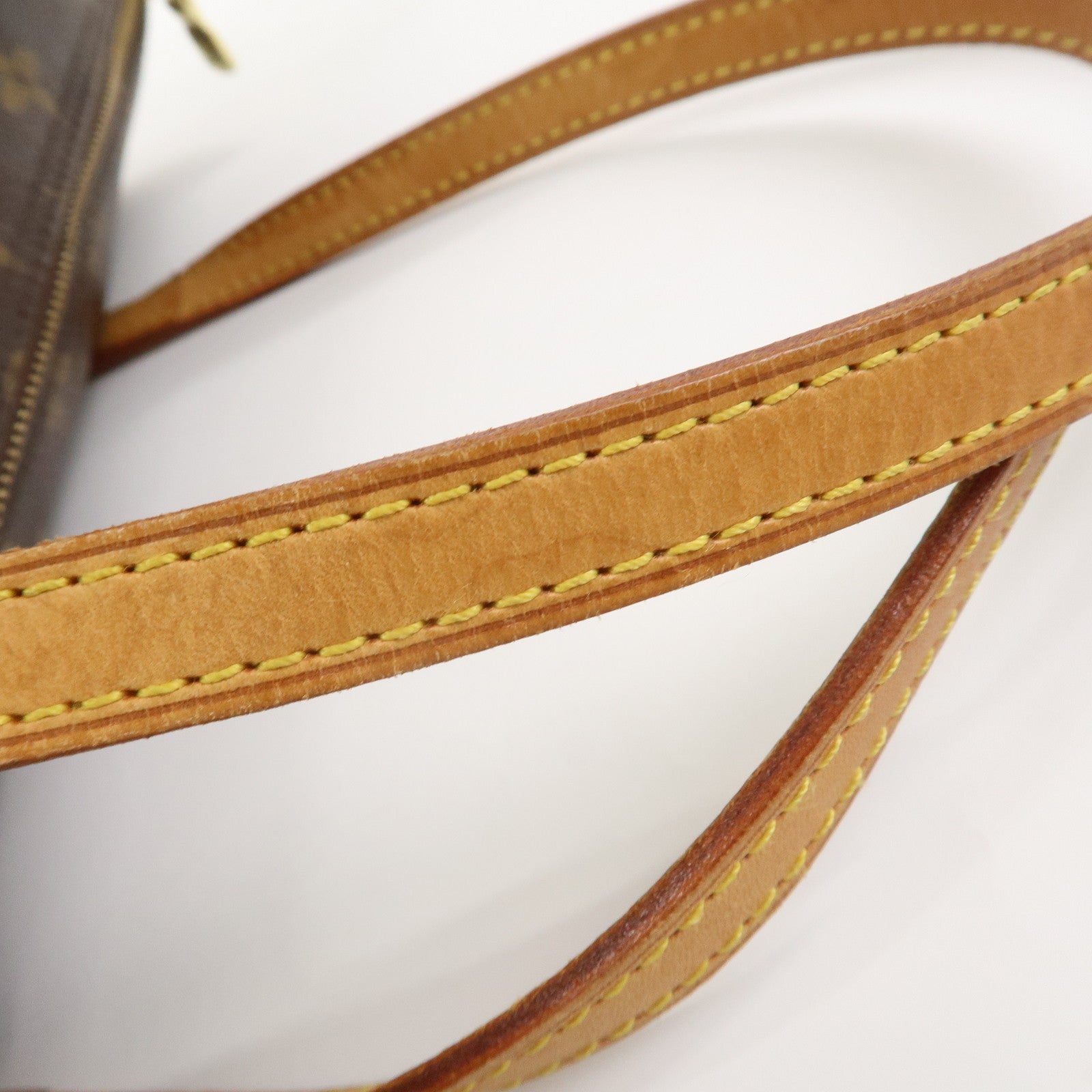 Louis Vuitton Monogram Papillon 30 Hand Bag Brown M51385