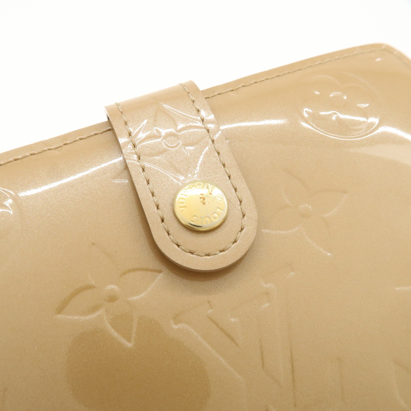 Louis Vuitton Monogram Vernis Porte Monnaie Noisette M91361