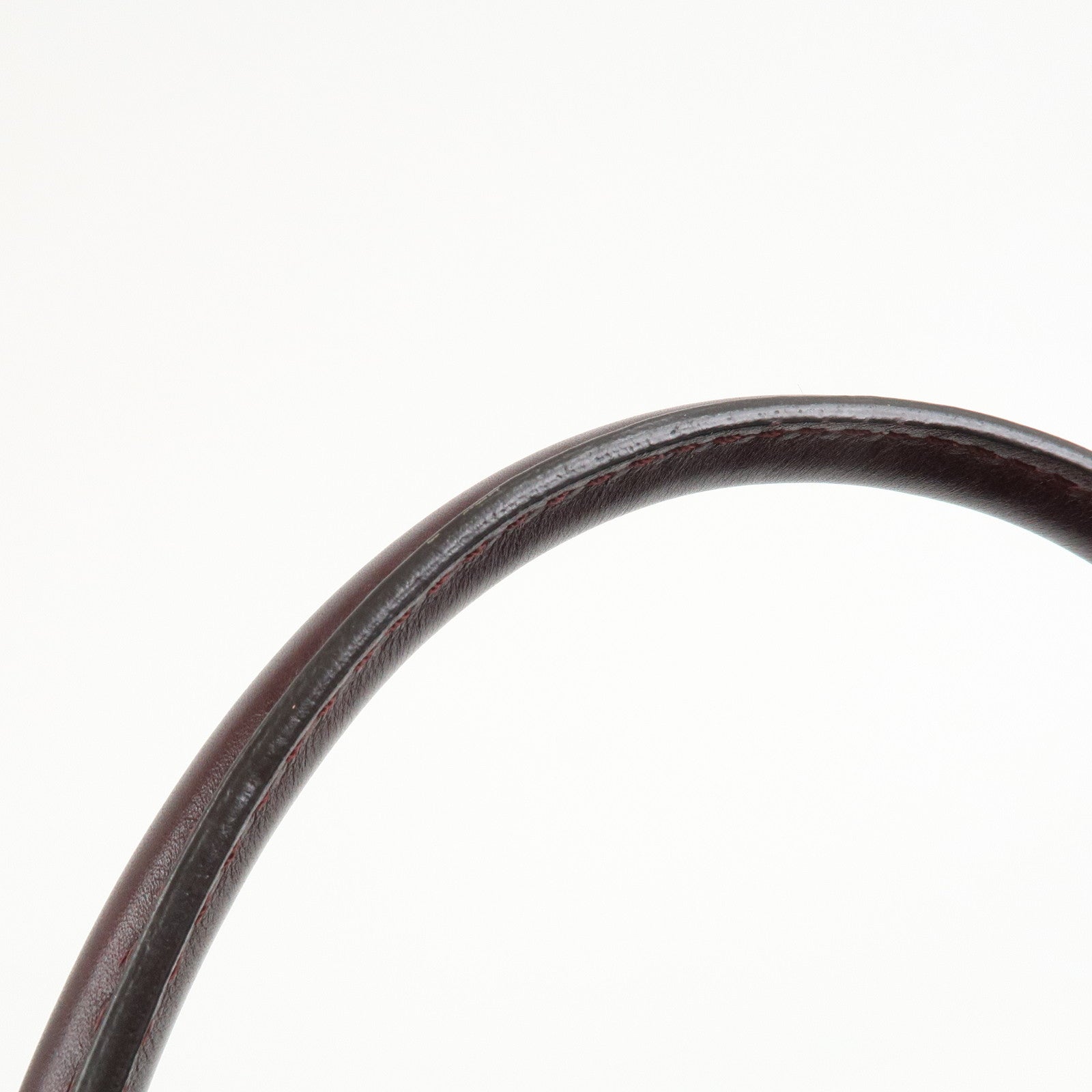 GUCCI GG Running Leather Tote Bag Hand Bag Wine Red 247183