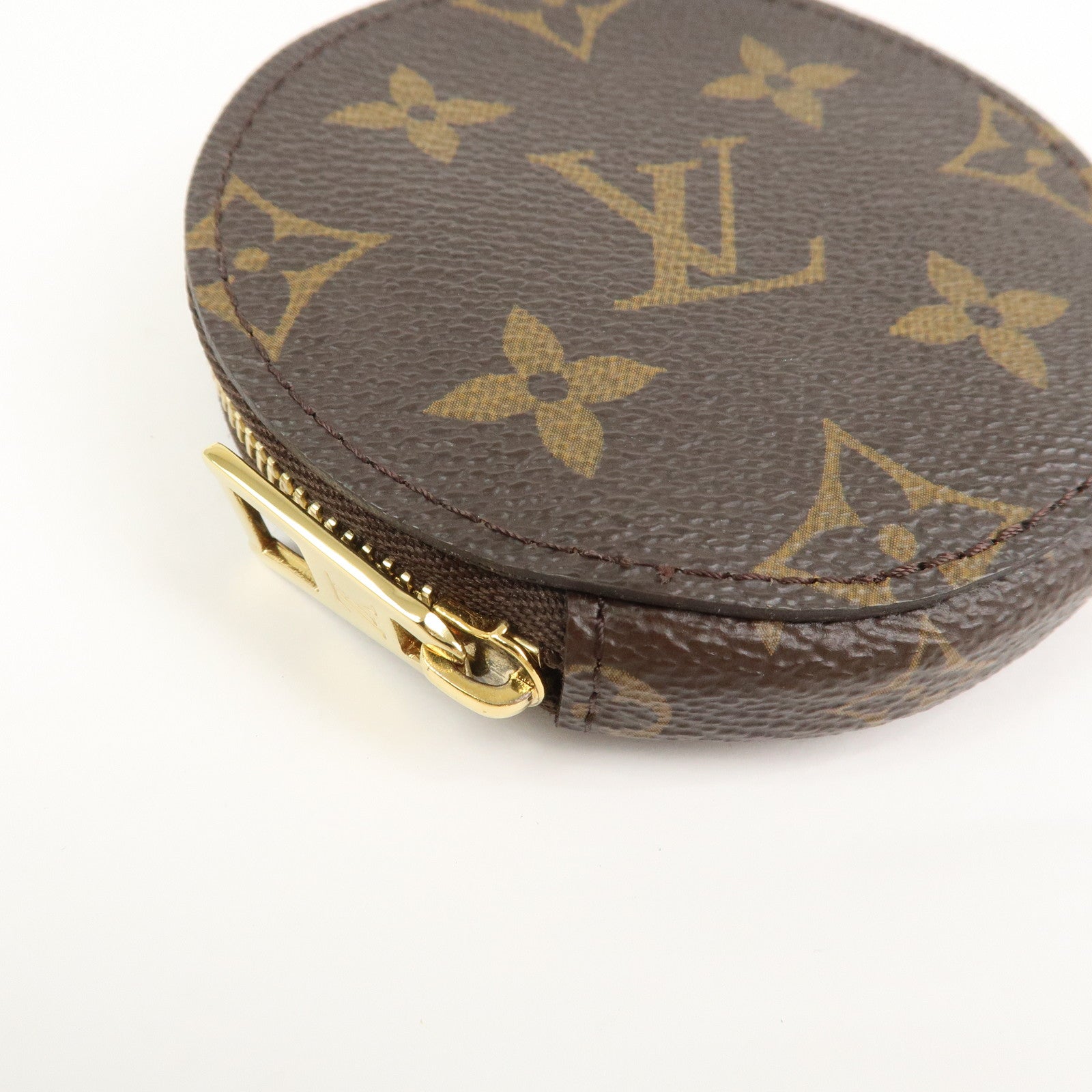 Louis Vuitton Monogram Canvas Coin Case Coin Wallet Brown