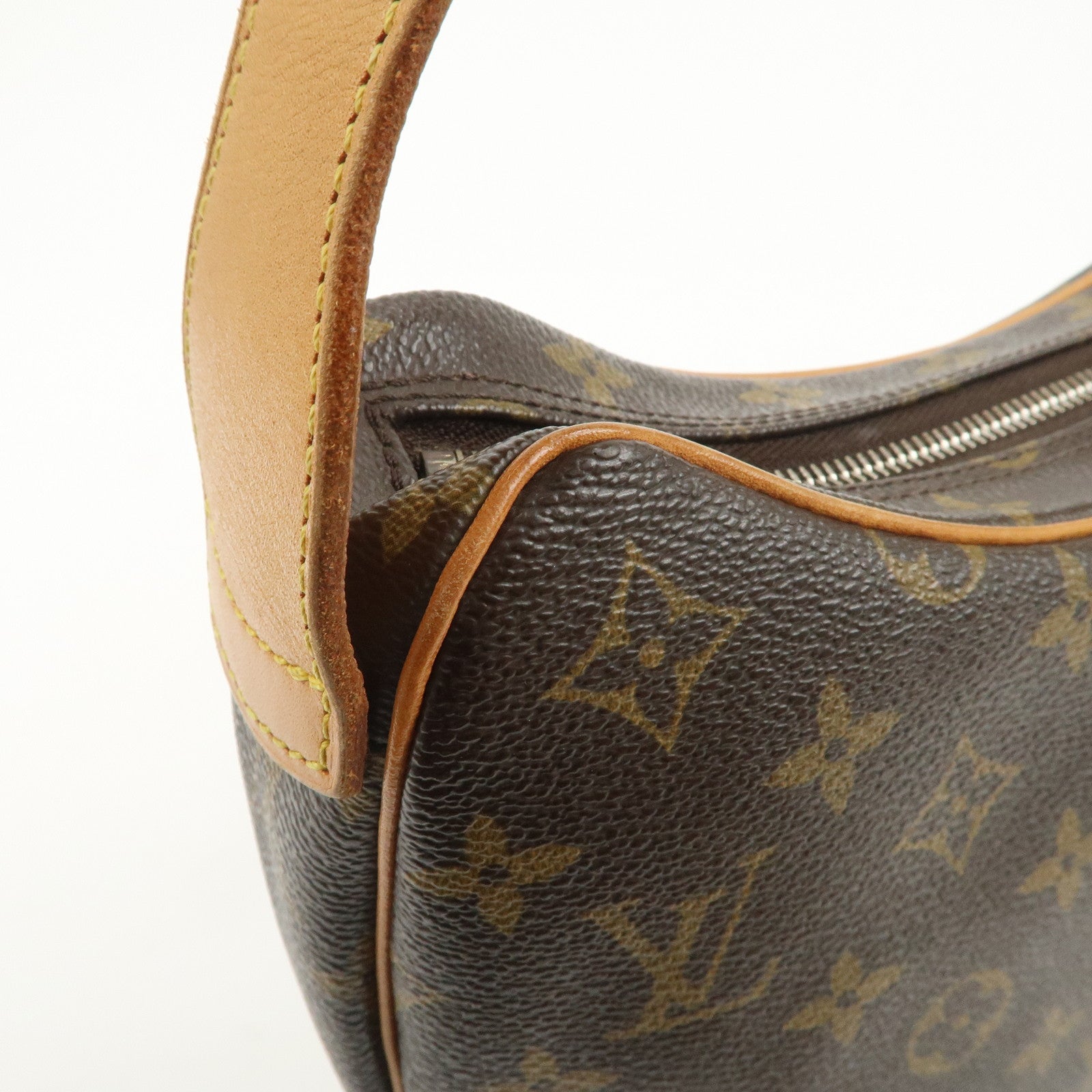 Louis Vuitton Monogram Croissant MM Shoulder Bag Brown M51512