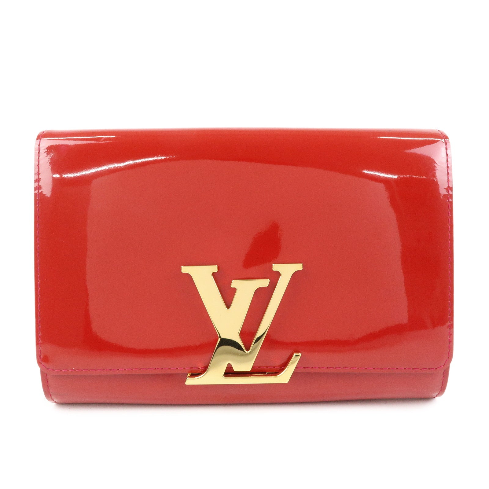 Louis Vuitton Vernis Leather Pochette Louise EW Clutch Bag M94270