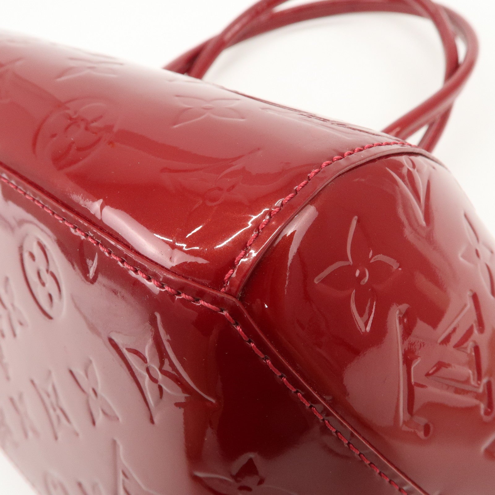 Louis Vuitton Monogram Vernis Sherwood PM Shoulder Bag Red M91494