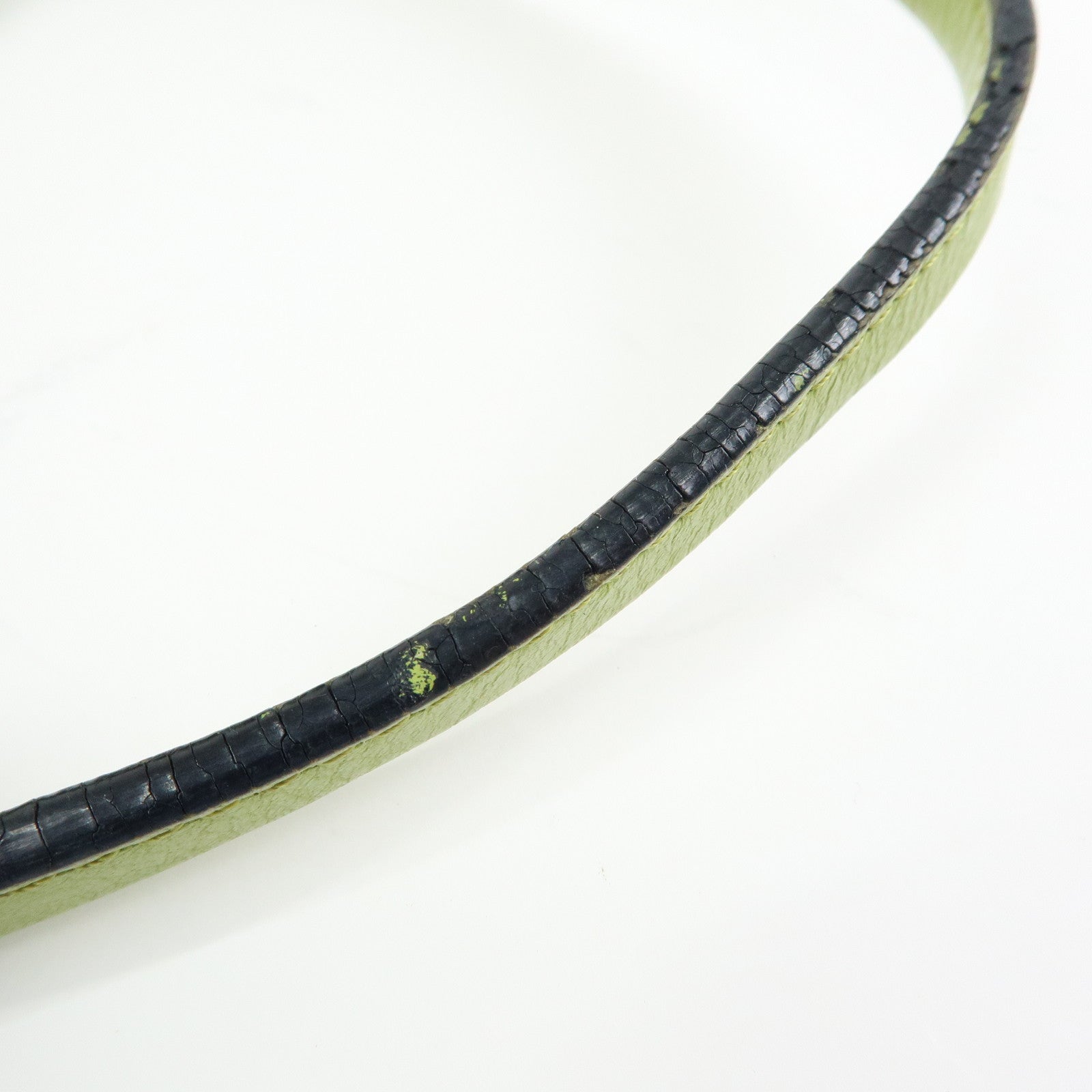 LOEWE Heritage Leather Tote Bag Hand Bag Light Green