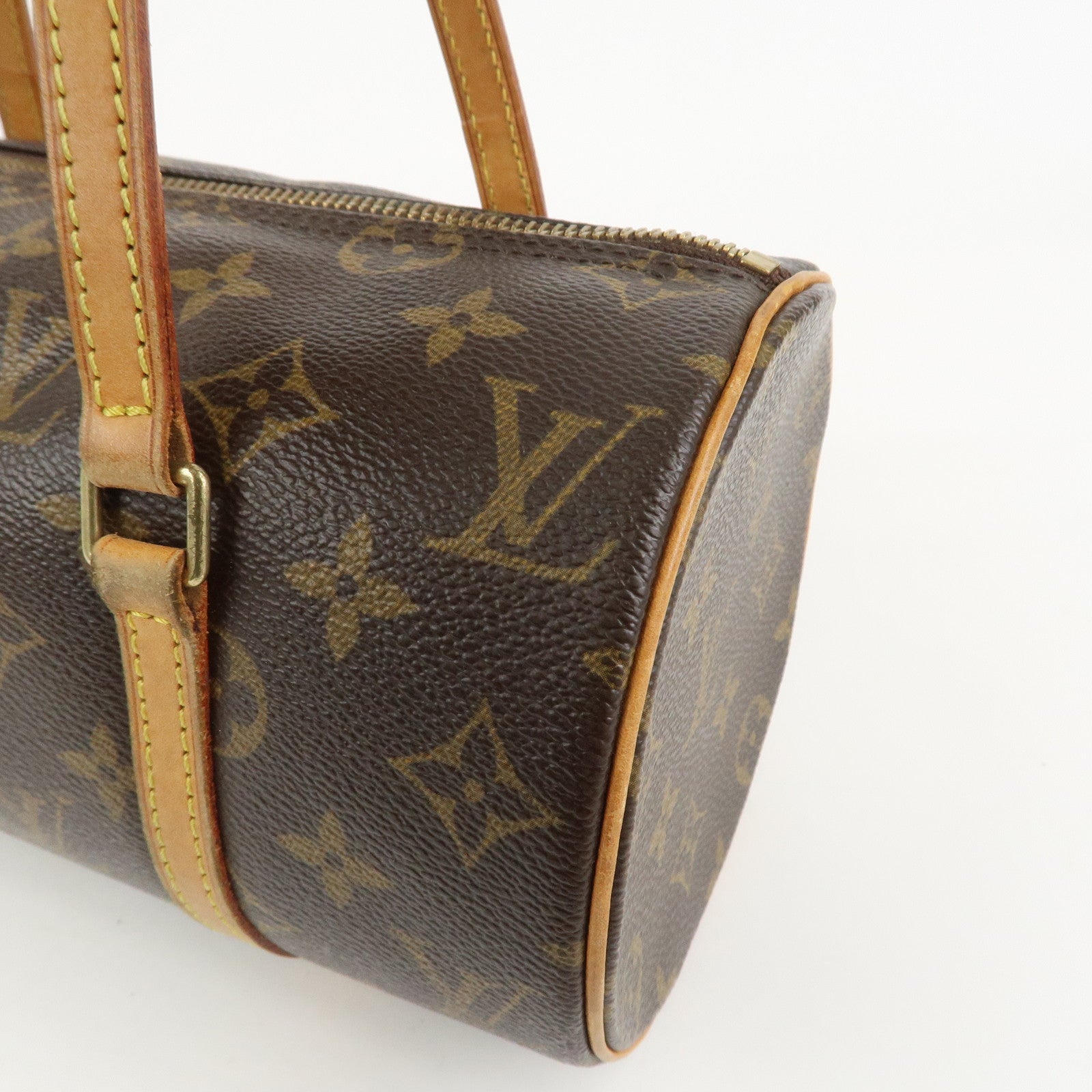 Louis Vuitton Monogram Papillon 26 Hand Bag Brown M51386
