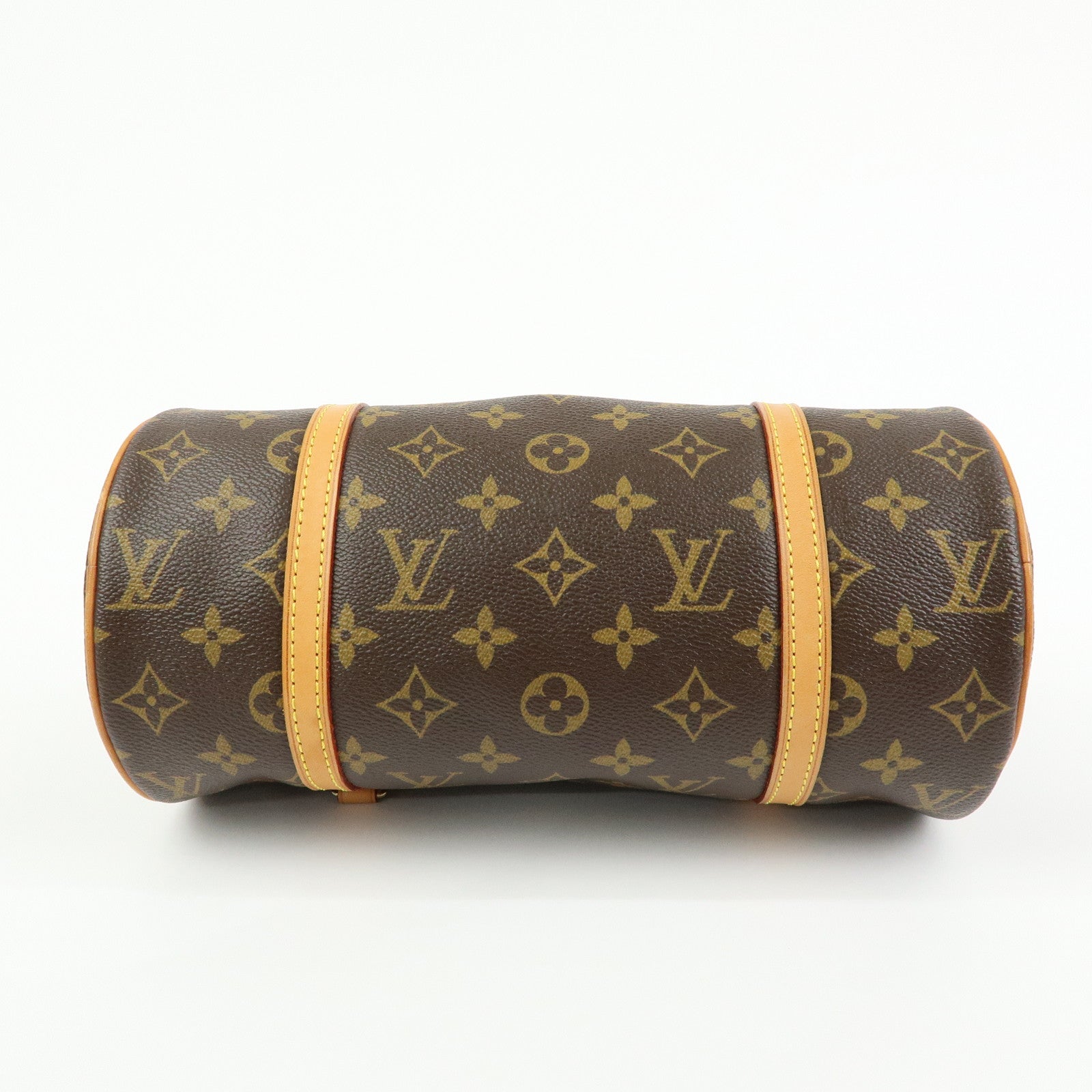 Louis Vuitton Monogram Papillon 26 Hand Bag Brown M51386