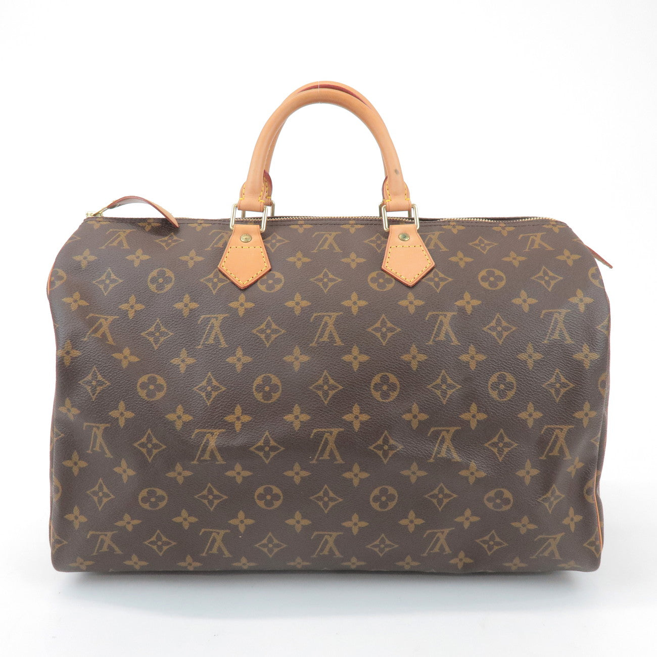 Louis Vuitton Monogram Speedy 40 Hand Bag Boston Bag Brown M41522