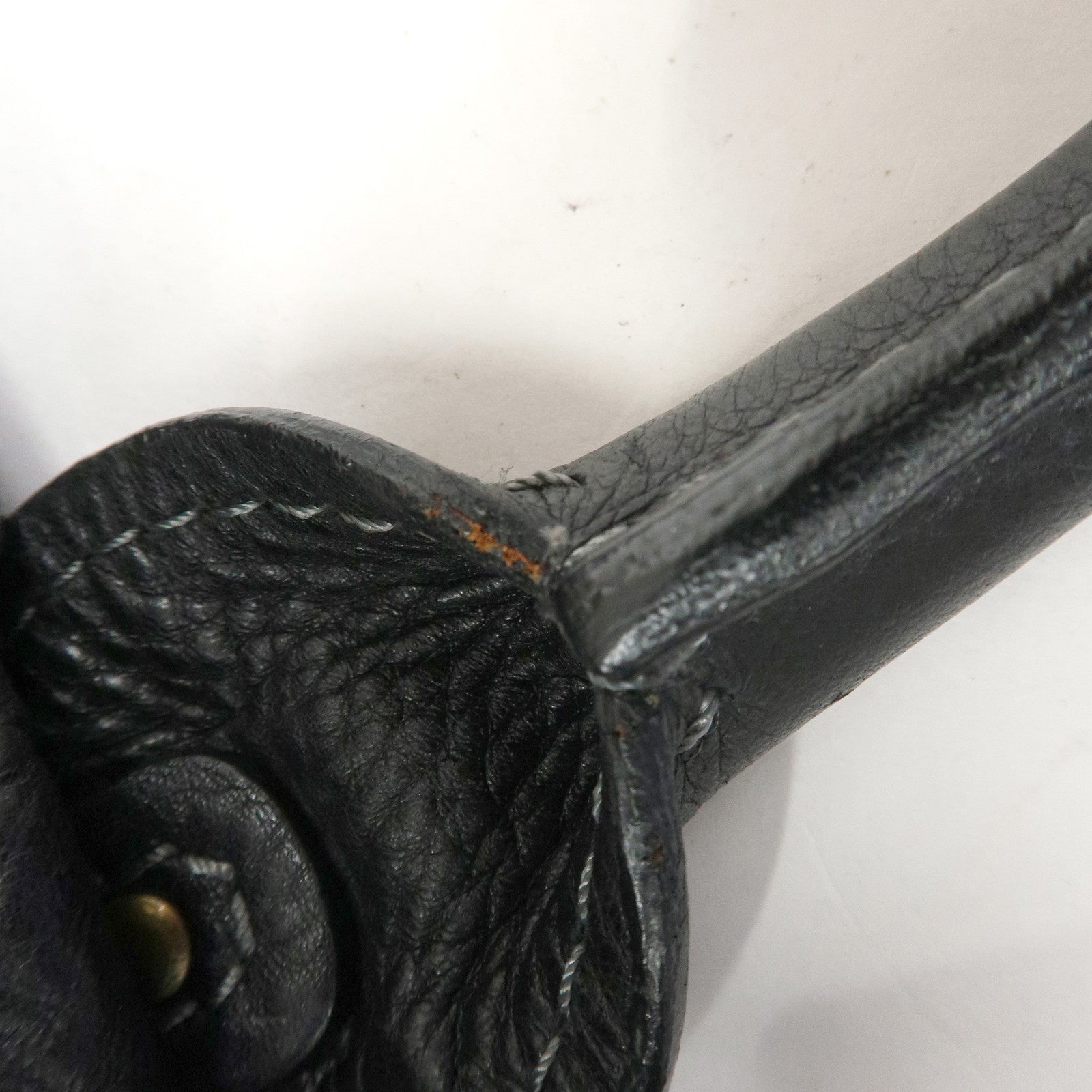 Chloe Paddington Leather Hand Bag Shoulder Bag Boston Bag Black