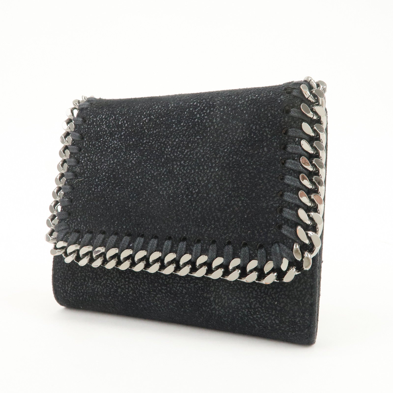 STELLA MCCARTNEY Falabella Imitation Leather Small Flap Wallet