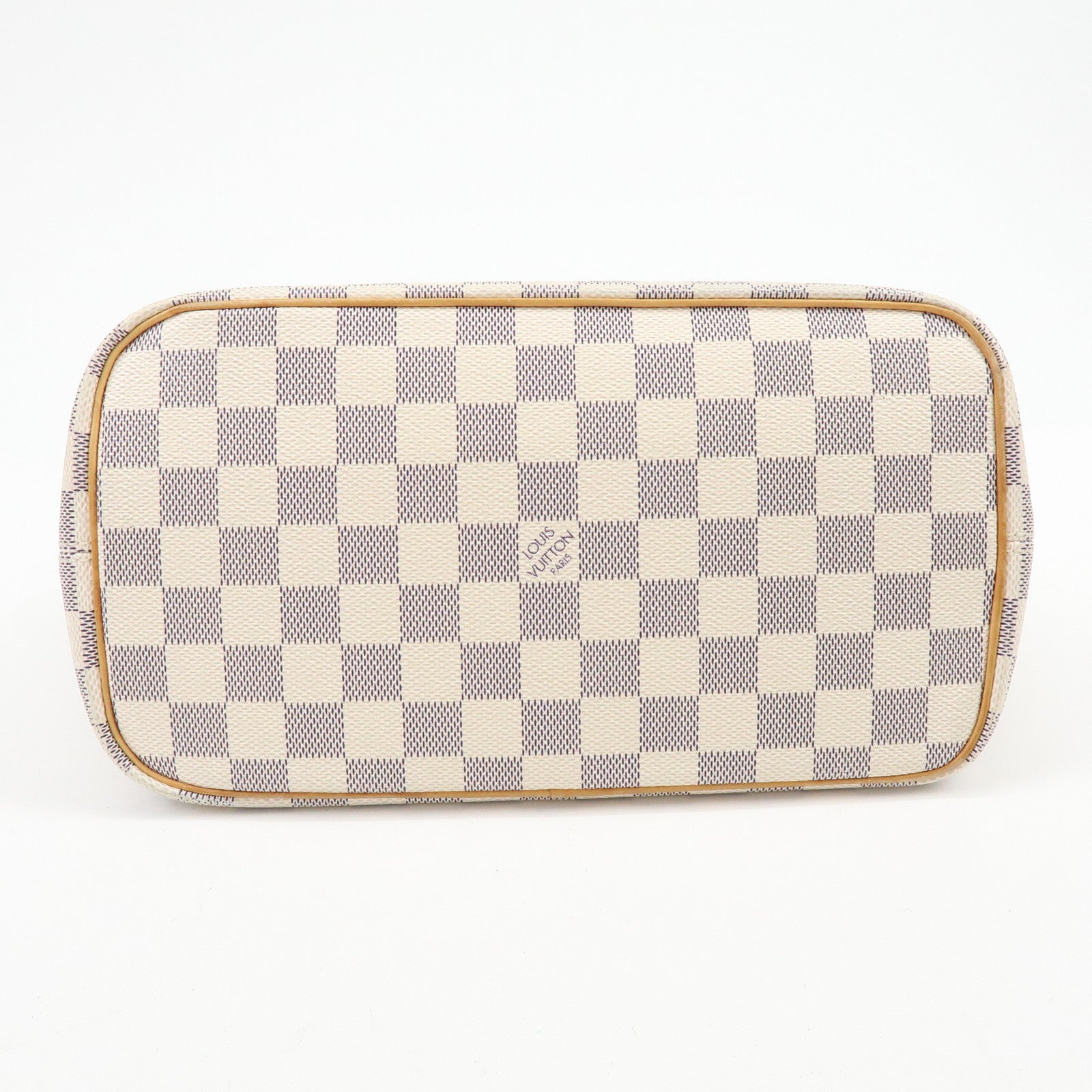 Louis Vuitton Damier Azur Saleya PM Tote Bag Hand Bag N51186