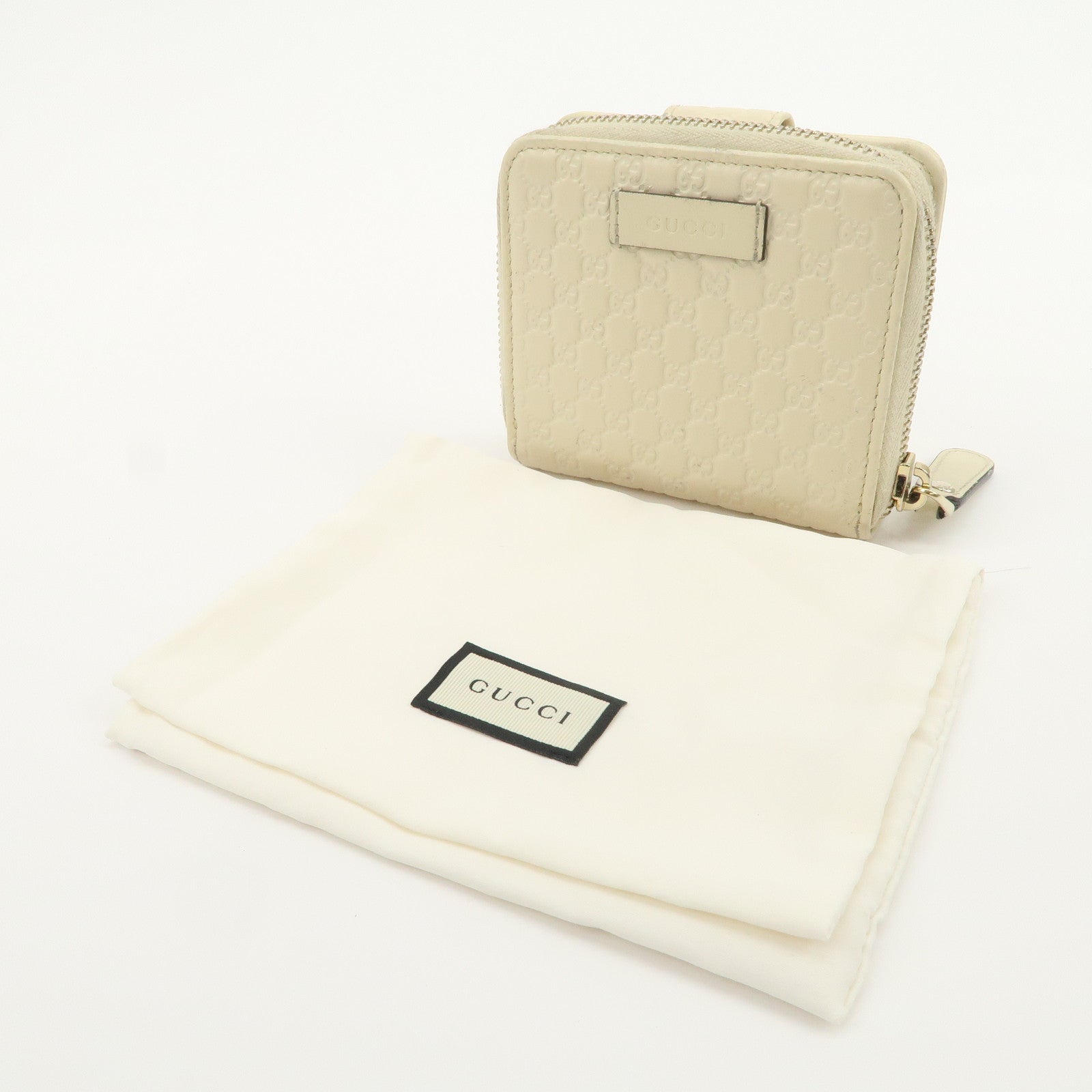 GUCCI Micro Guccissima Signature Bi-Fold Compact Wallet 449395