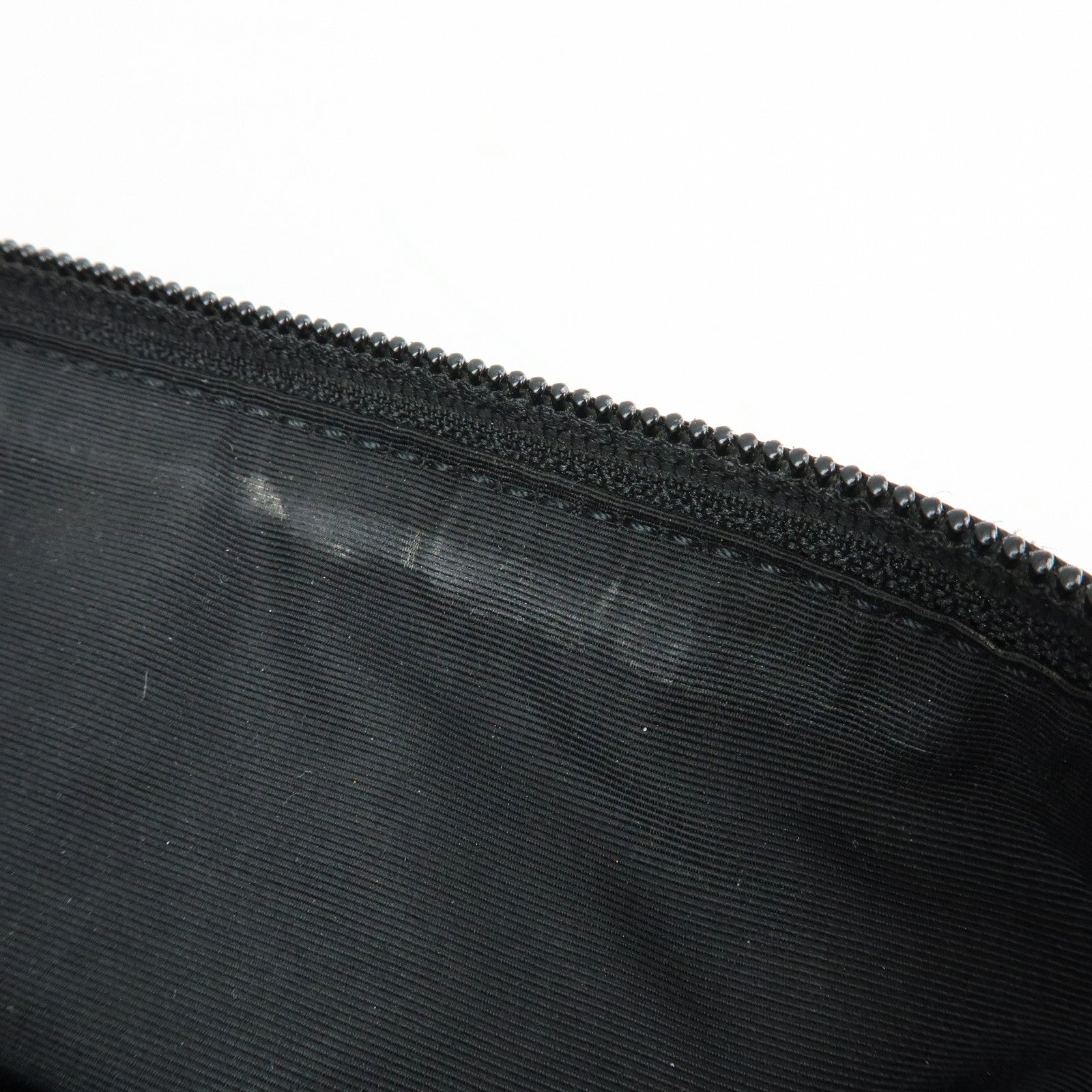 GUCCI Boat Bag GG Canvas Leather Accessory Pouch Black 07198