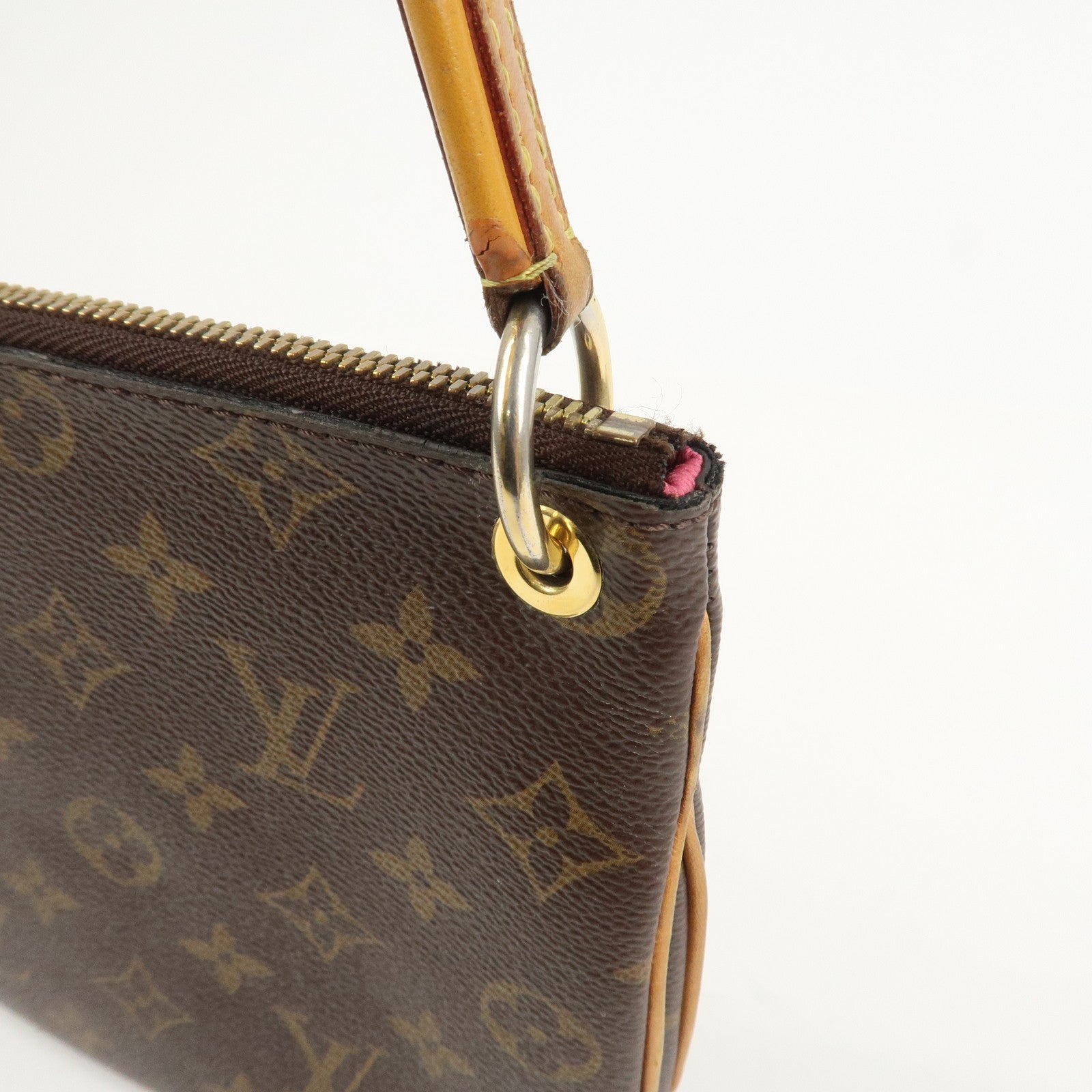 Louis Vuitton Monogram Canvas Lorette Shoulder Bag Hot Pink M44053