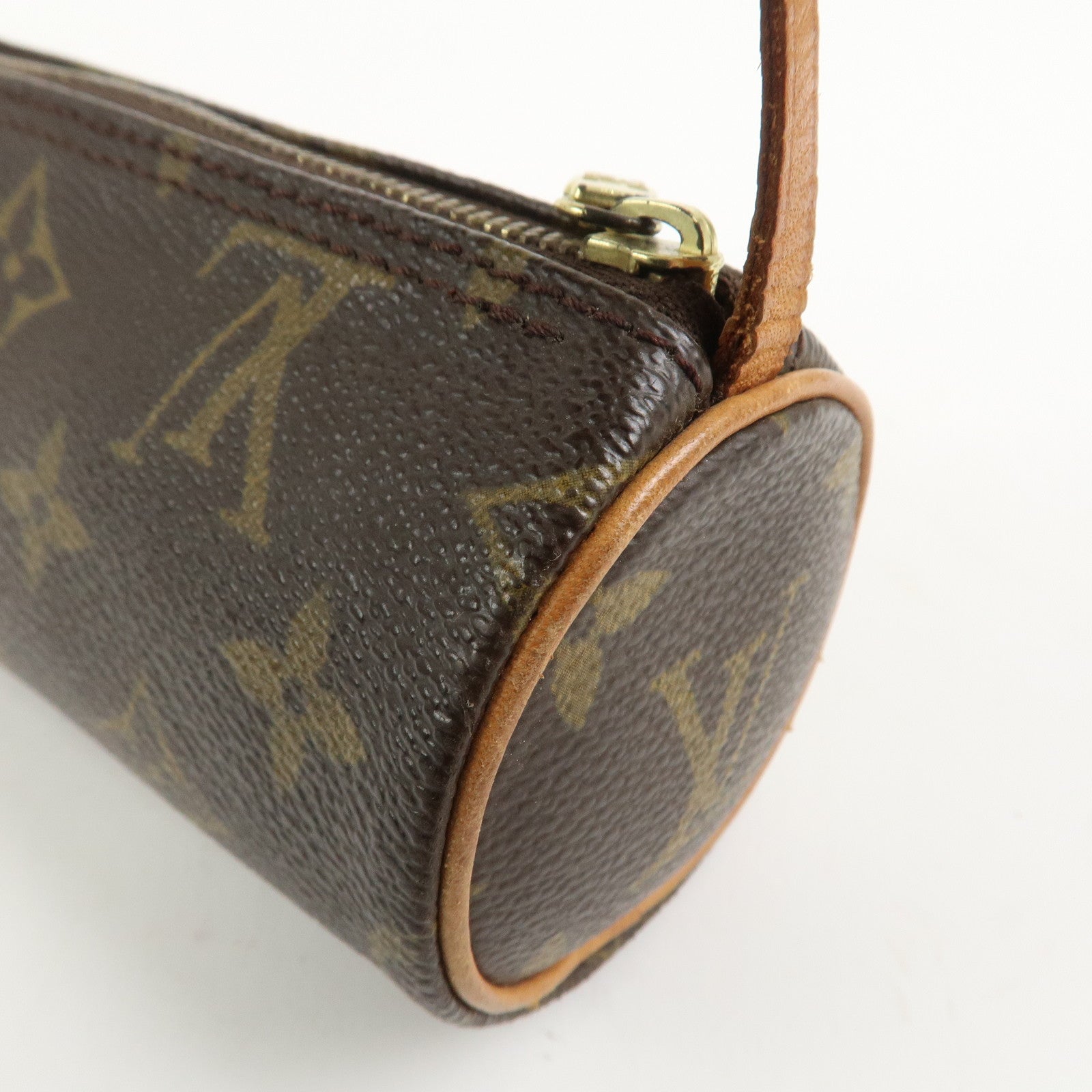 Louis Vuitton Mini Pouch for Papillon Bag New Style Brown