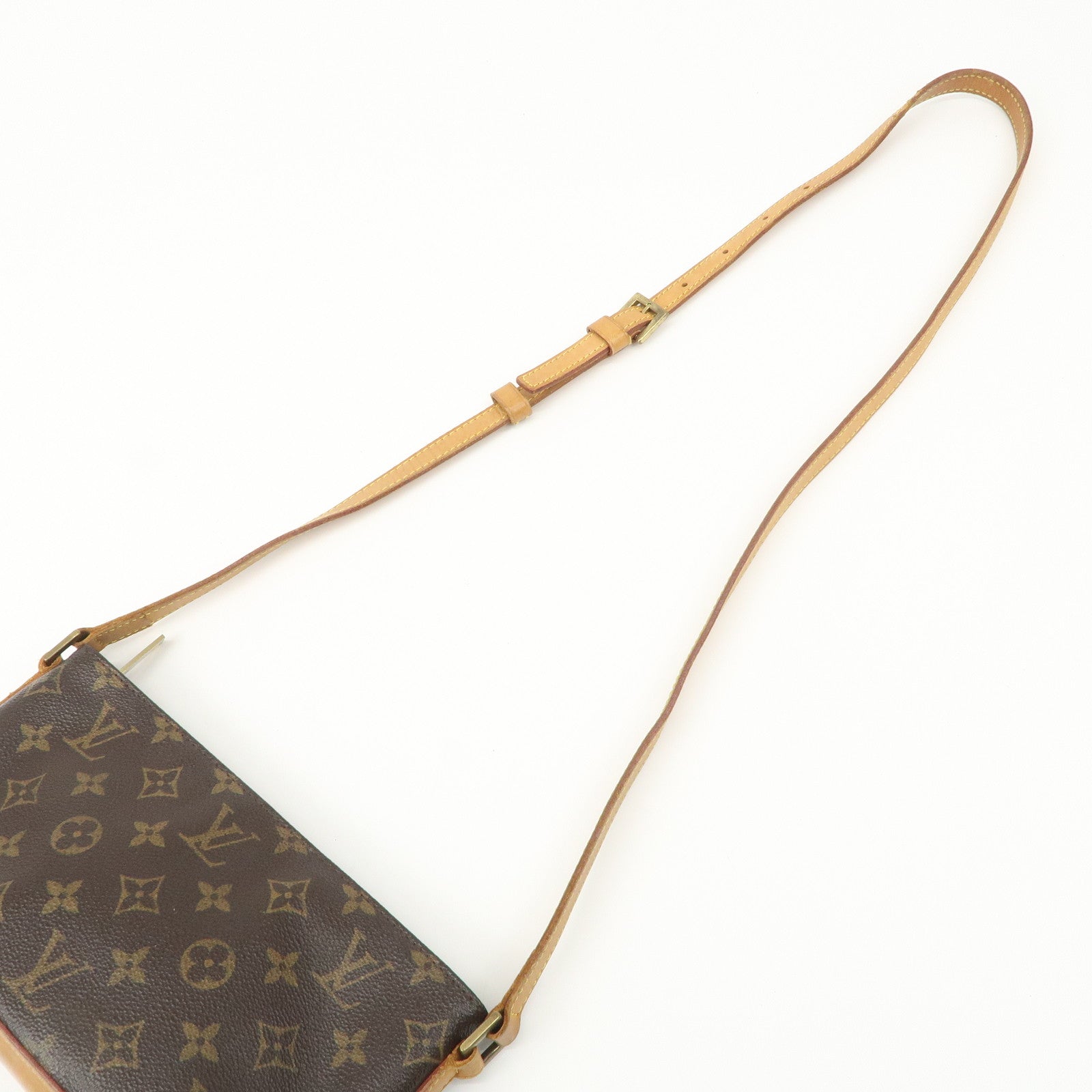 Louis Vuitton Monogram Trotteur Shoulder Bag Brown M51240