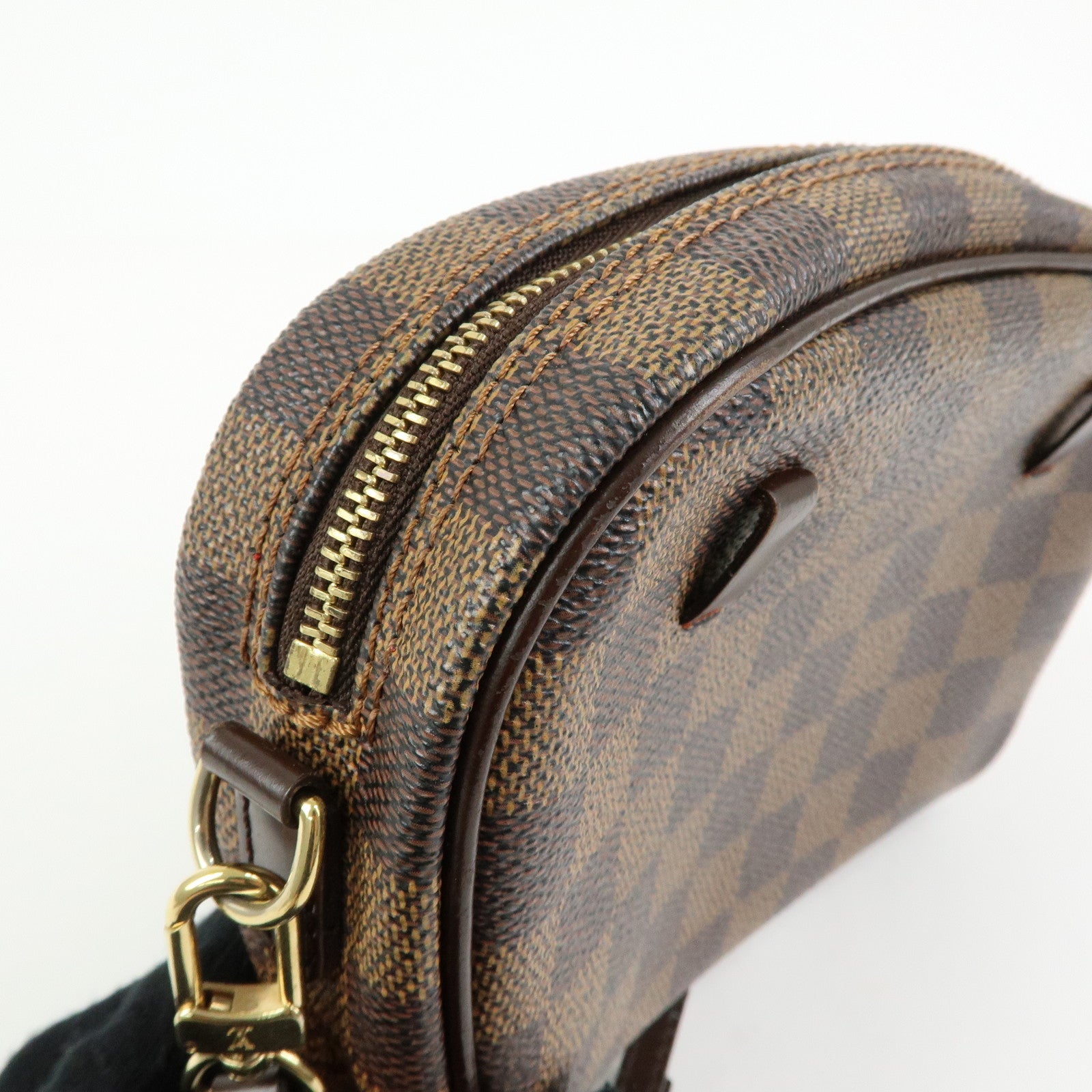 Louis Vuitton Damier Pochette Ipanema Shoulder Bag Ebene N51296