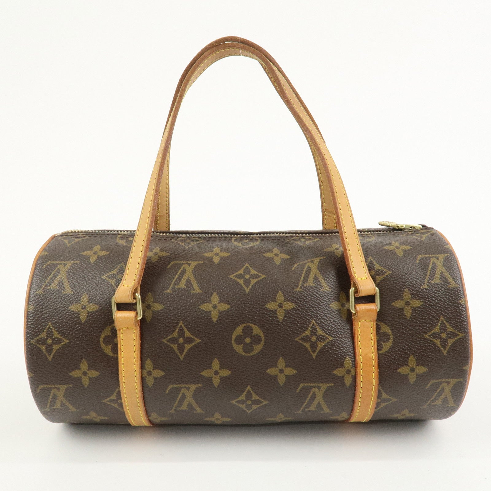 Louis Vuitton Monogram Papillon 26 Hand Bag Brown M51386