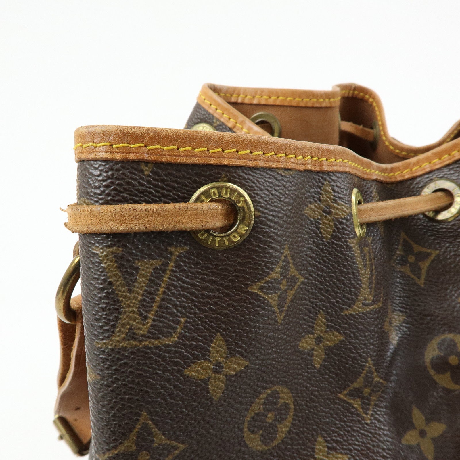 Louis Vuitton Monogram Petit Noe Shoulder Bag Brown M42226