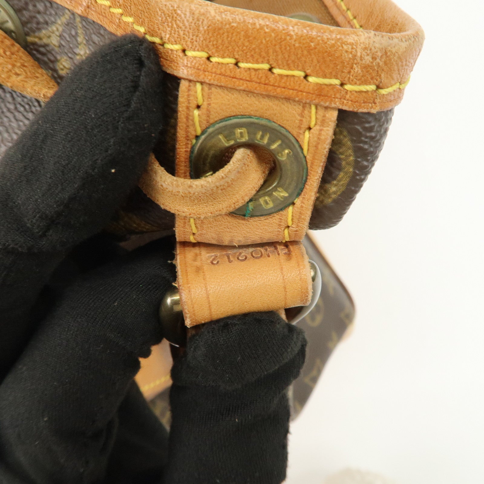 Louis Vuitton Monogram Noe Shoulder Bag Brown M42224