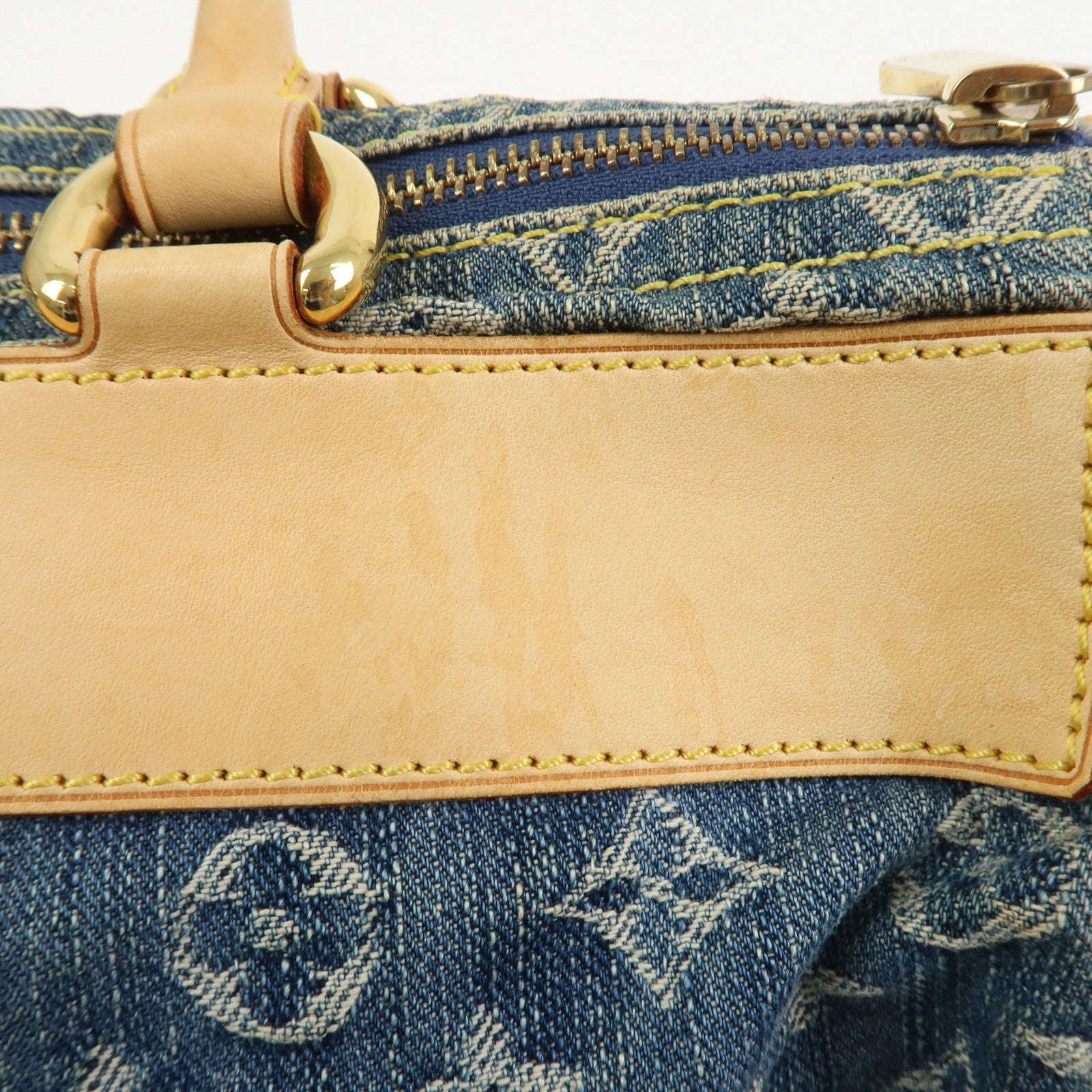 Louis Vuitton Monogram Denim Neo Speedy Boston Bag Blue M95019