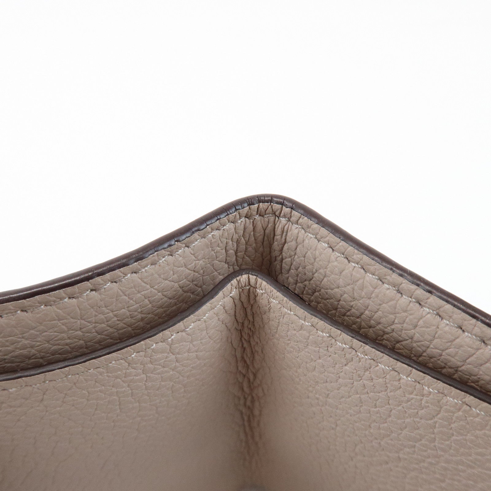 Louis Vuitton Torillon Portefeuille Lock Mini Wallet Greige M69340